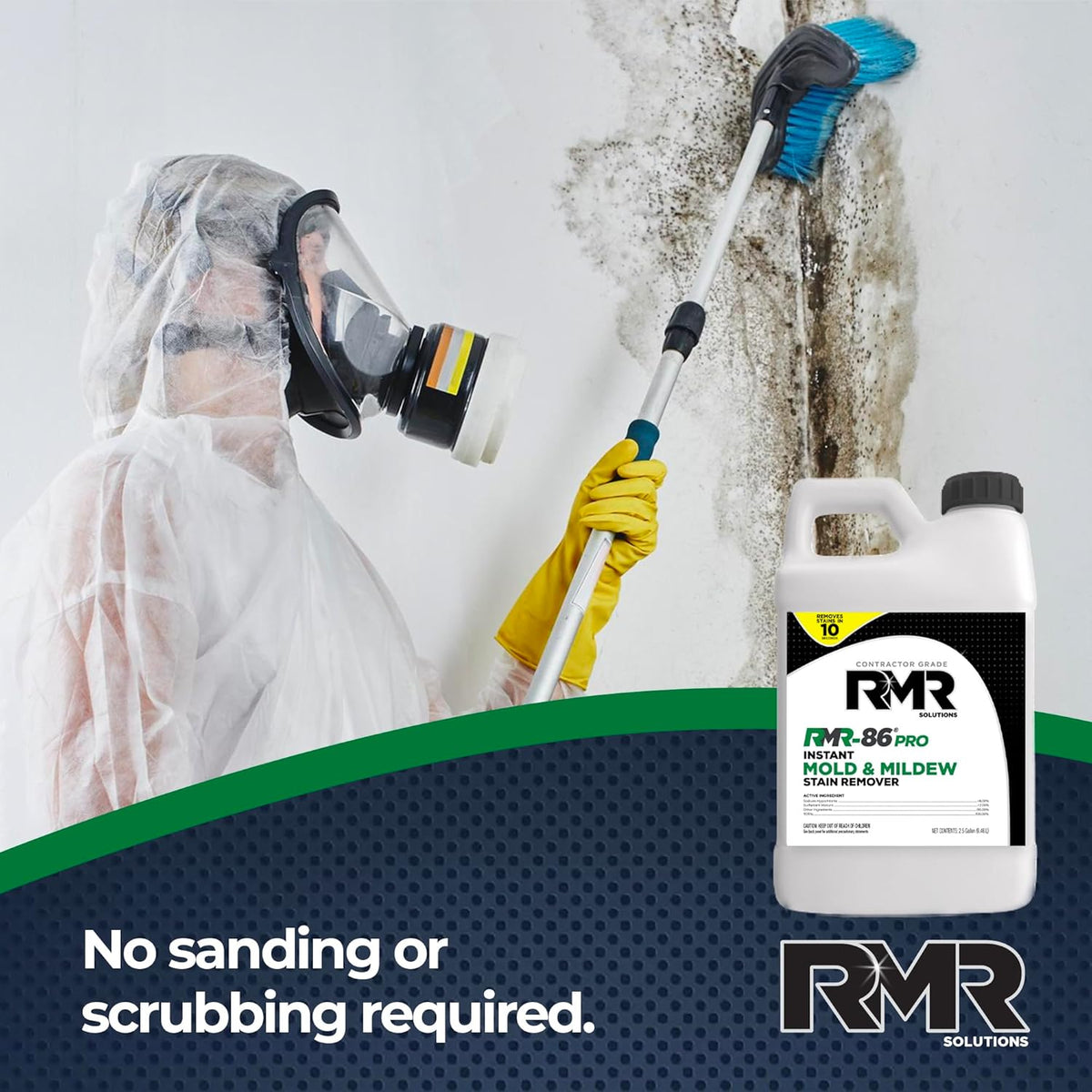 RMR-86 Pro Instant Mold Stain & Mildew Stain Remover - Contractor Grade Cleaning Solution