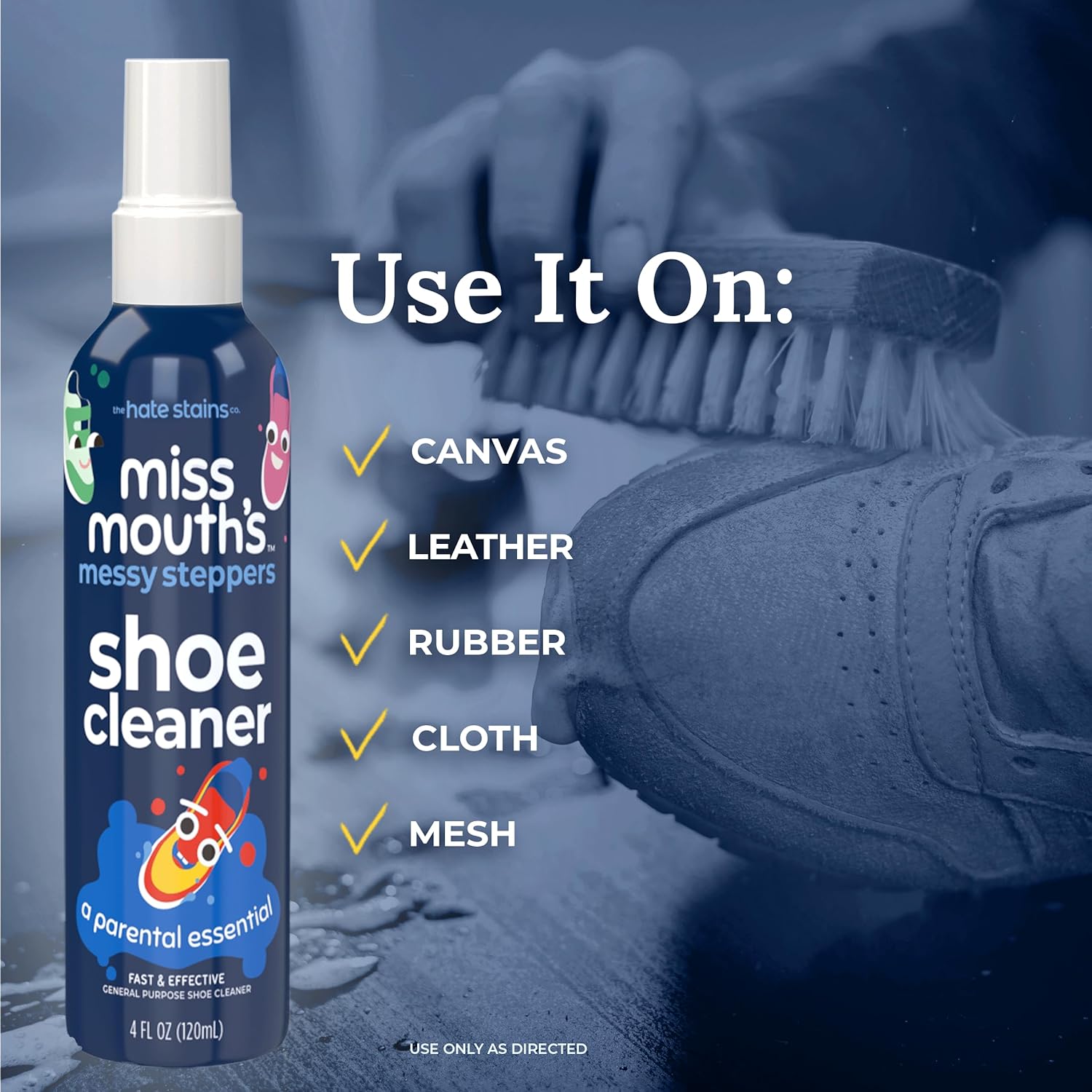 Miss Mouth's Messy Eater Stain Treater and Messy Steppers Shoe Cleaner Magic Duo - Stain Remover