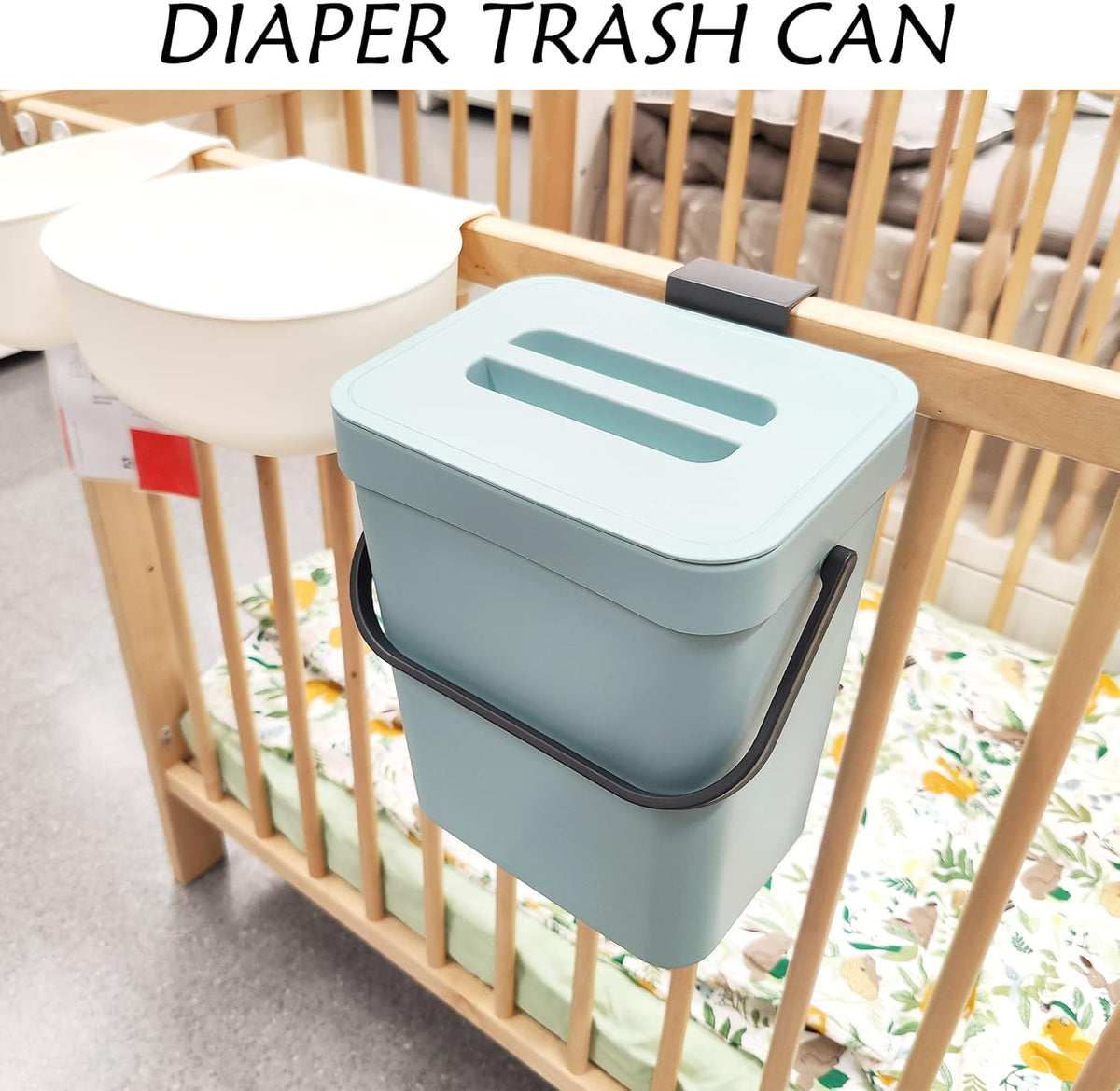 stonespace Compost Bin Indoor Kitchen Sealed, Mountable Compost Bucket, Hanging Food Waste Bin for