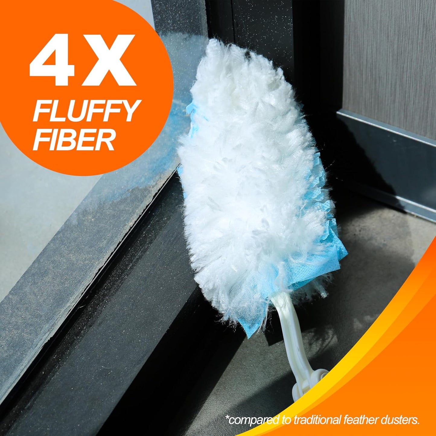 360 Duster Refills for Swiffer, Refill Kit with 50 Dusters for Cleaning Home & Car, Heavy Duty