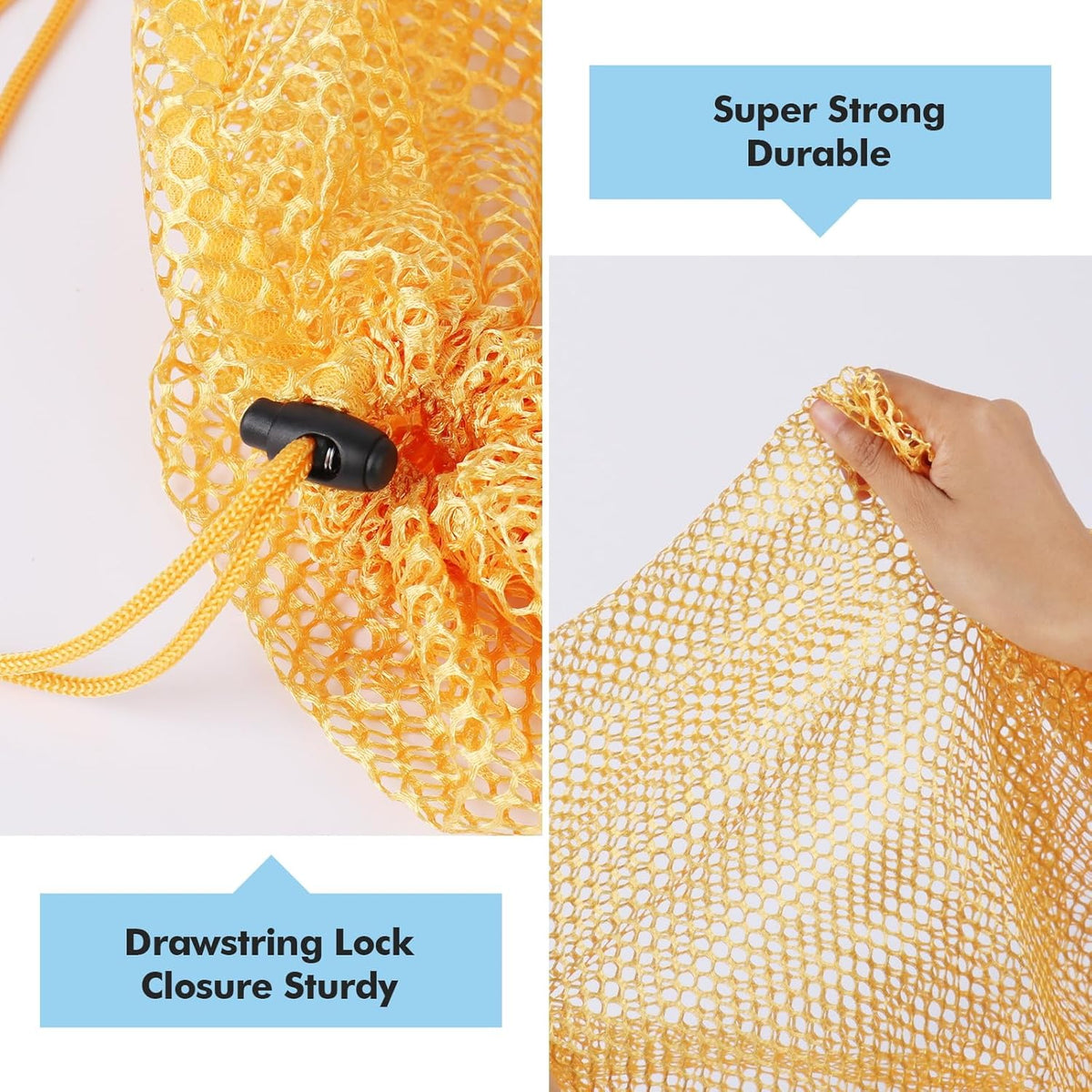 4Pcs Mesh Laundry Bags Washing Machine Mesh Wash Bags for Clothes,Underwear,Lingerie, Bed Linen