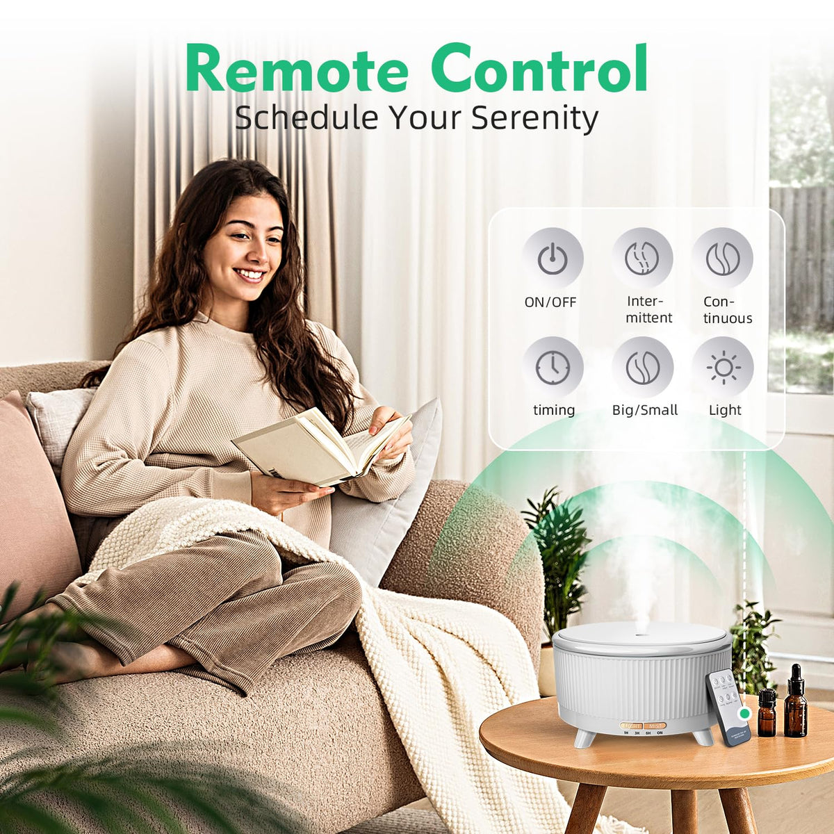 YOUENKITY 20-Hour Long-Lasting Aromatherapy, 500ML Essential Oil Diffuser – view 7