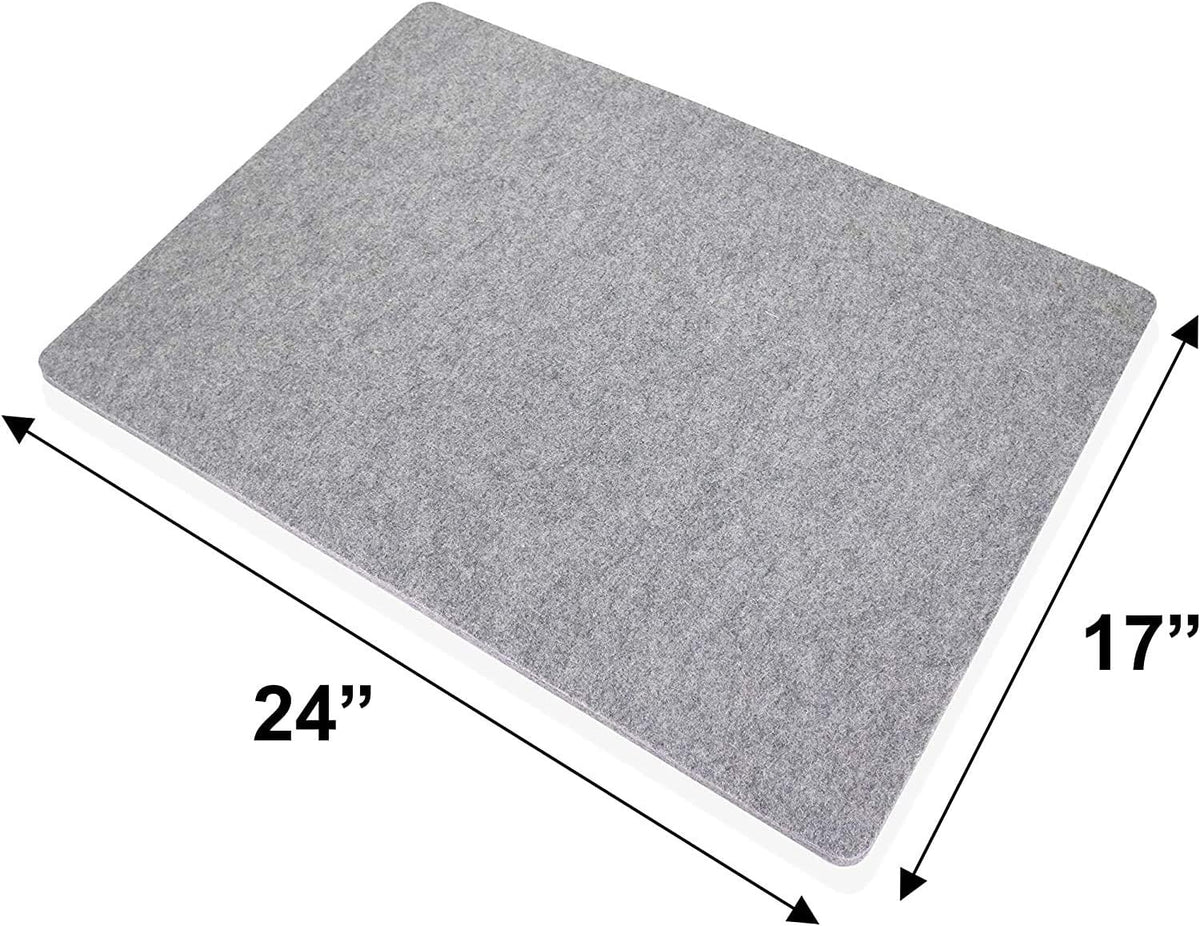 Wool Pressing Mat Set (Deluxe 2 Pack) Includes 24 x17 and 10 x 10 mats with Quilting Supplies in
