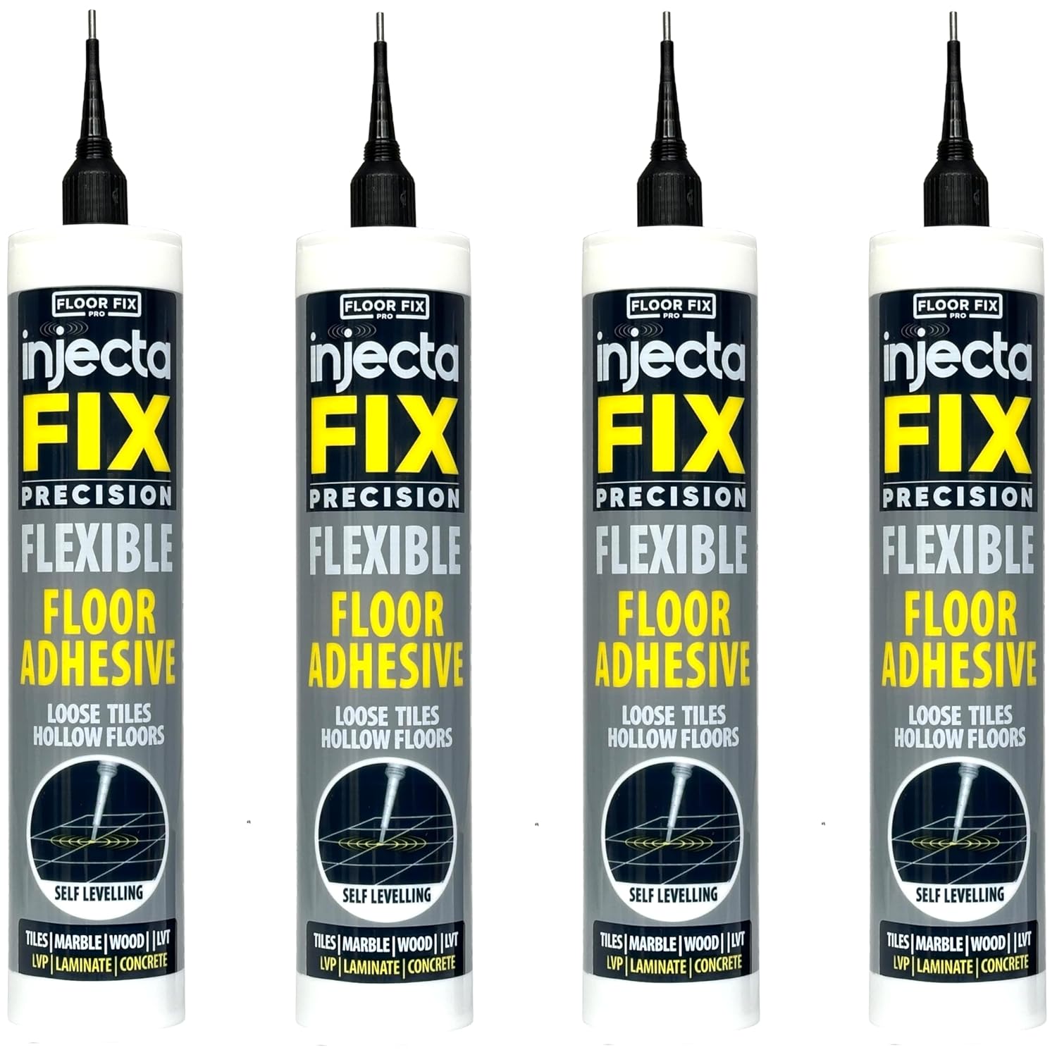 Precision 300ml from Floor-Fix Pro - Fix Loose Tiles - for Loose & Hollow Tiles, Wood, LVT &