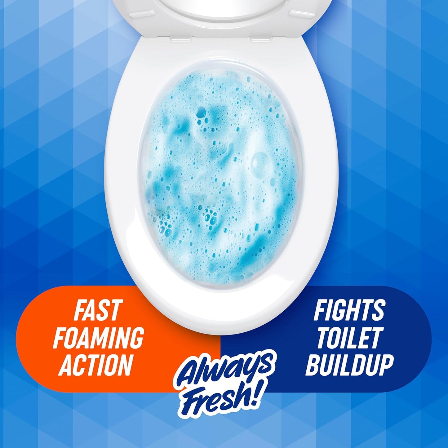 Ty-D-Bol Ultra Foam Toilet Bowl Cleaner - Provides Up to 8 Cleans - Citrus Scent - Fights Buildup