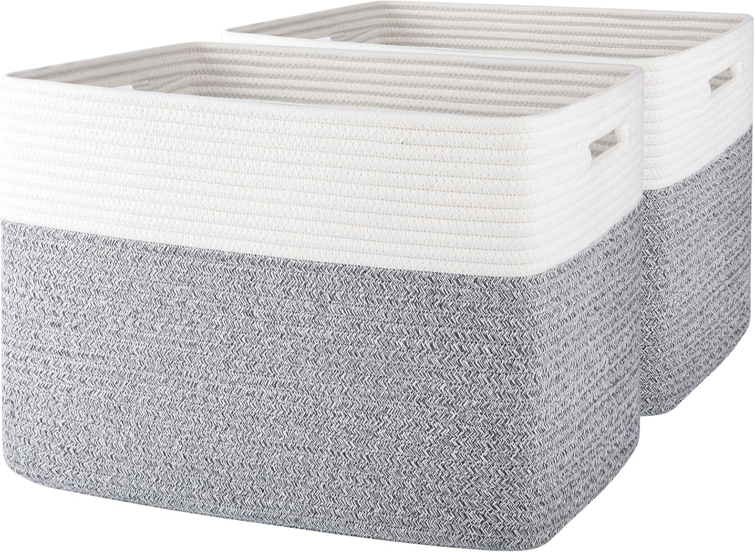 OIAHOMY Storage baskets for Shelf, Toy Storage Basket, Collapsible Storage Bins, Blanket Basket
