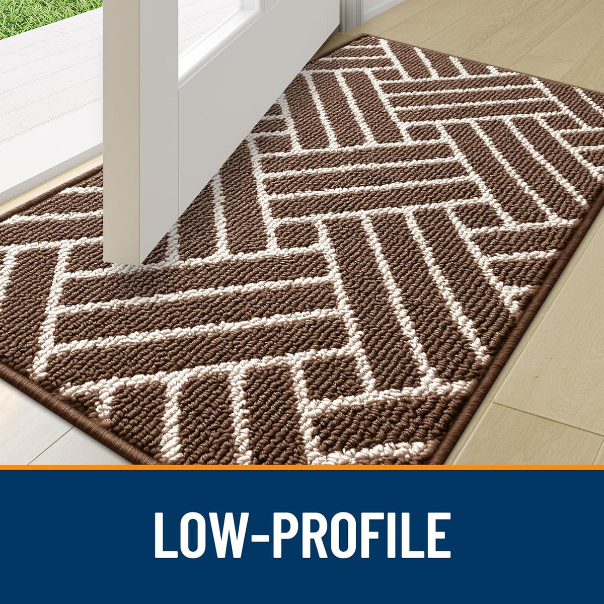 OLANLY Indoor Door Mat, 36x24 Inch, Dirt Resistant and Absorbent, Non-Slip Rubber Backing Floor