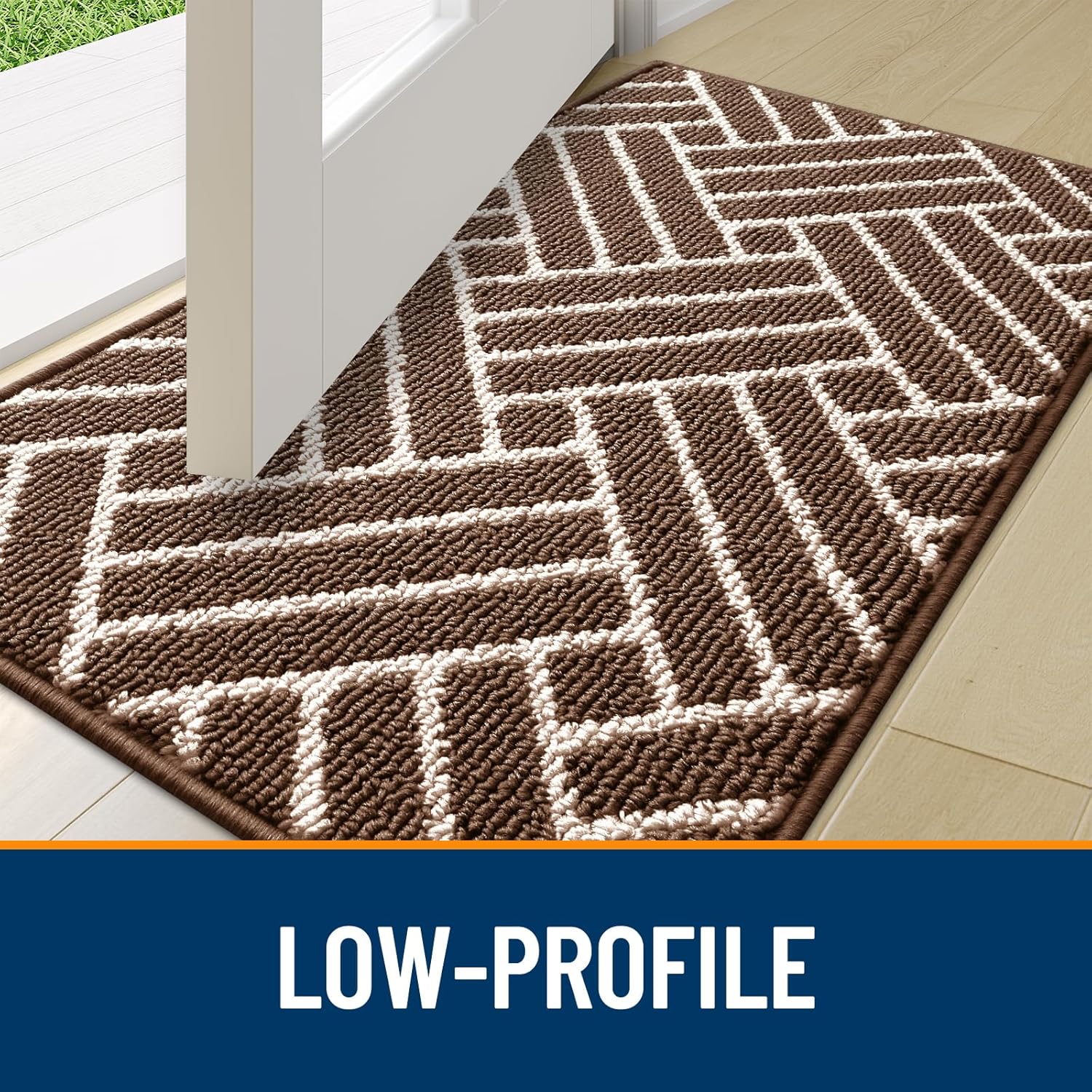 OLANLY Indoor Door Mat, 36x24 Inch, Dirt Resistant and Absorbent, Non-Slip Rubber Backing Floor