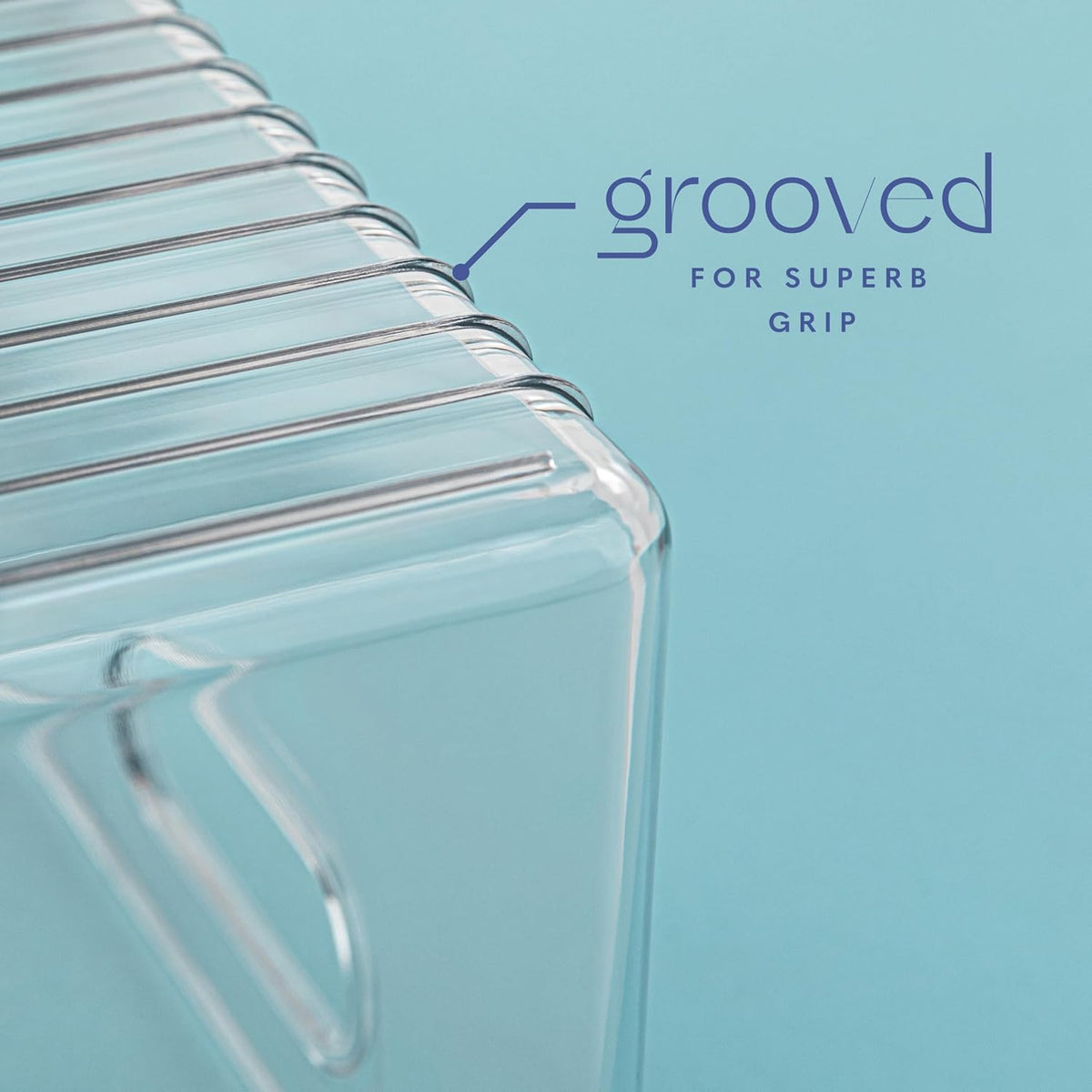Plastic Food Storage 4 Pack Clear Container Bin with Handles for Organizing Kitchen, Pantry