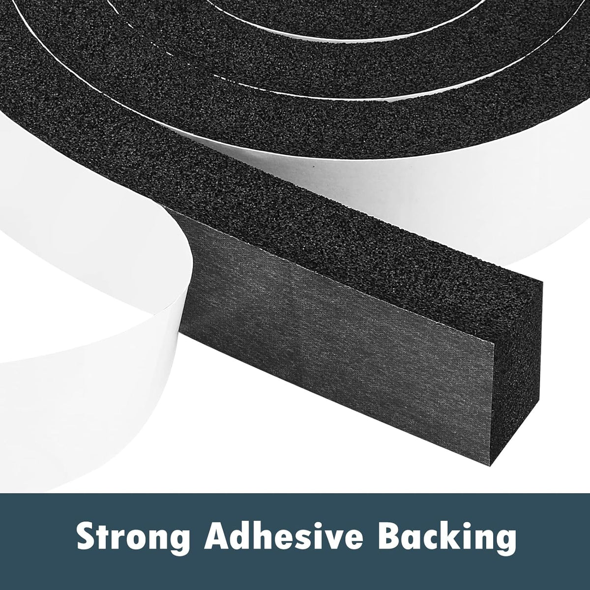 YIJUHOU Weather Stripping Door Seal Window Air Conditoner Insulation Foam Seal Tape Black Open Cell