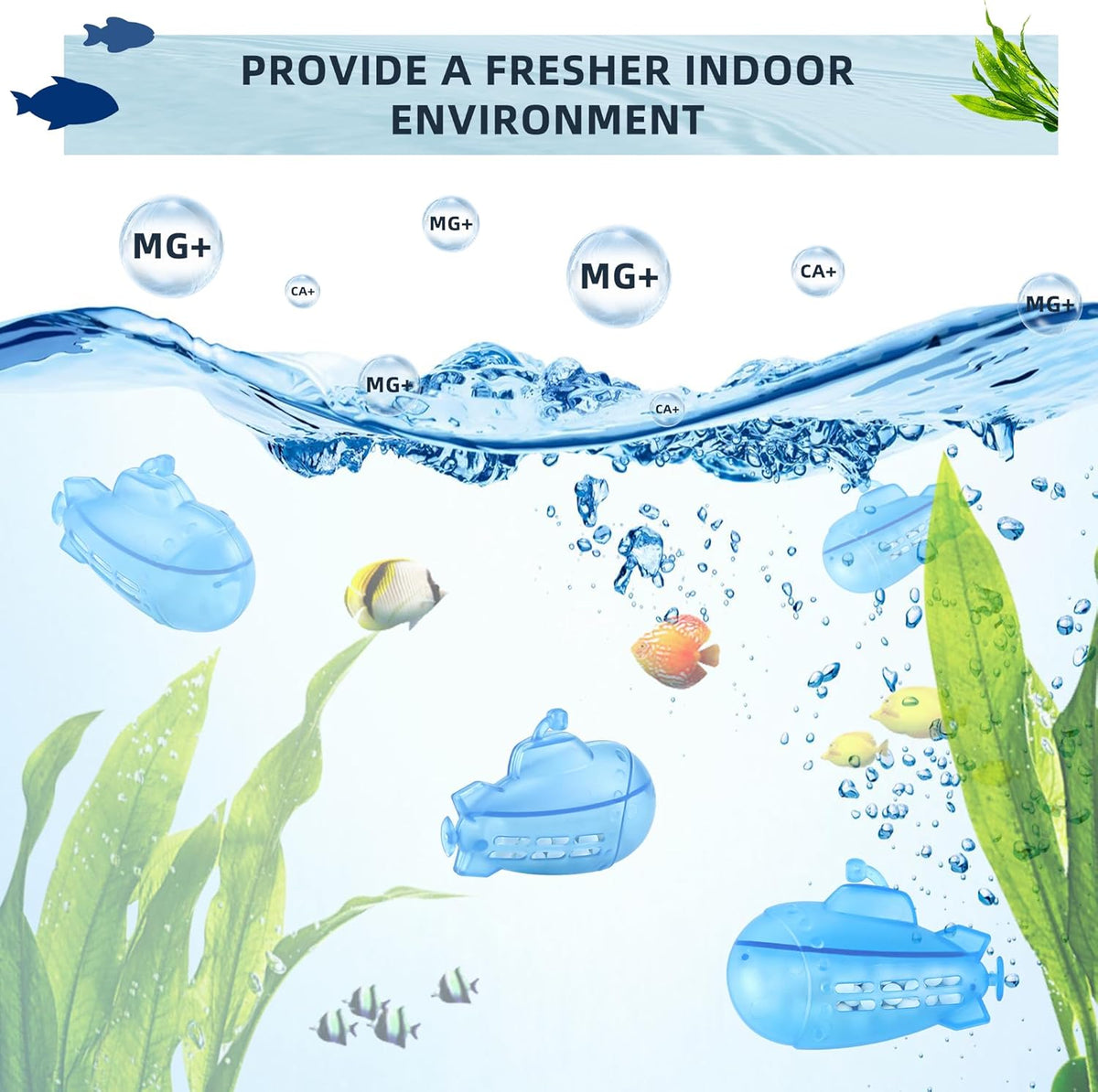 AMI PARTS Humidifier Cleaner Float Submarine for Warm&Cool Most Humidifiers and Fish Tank, Purifie