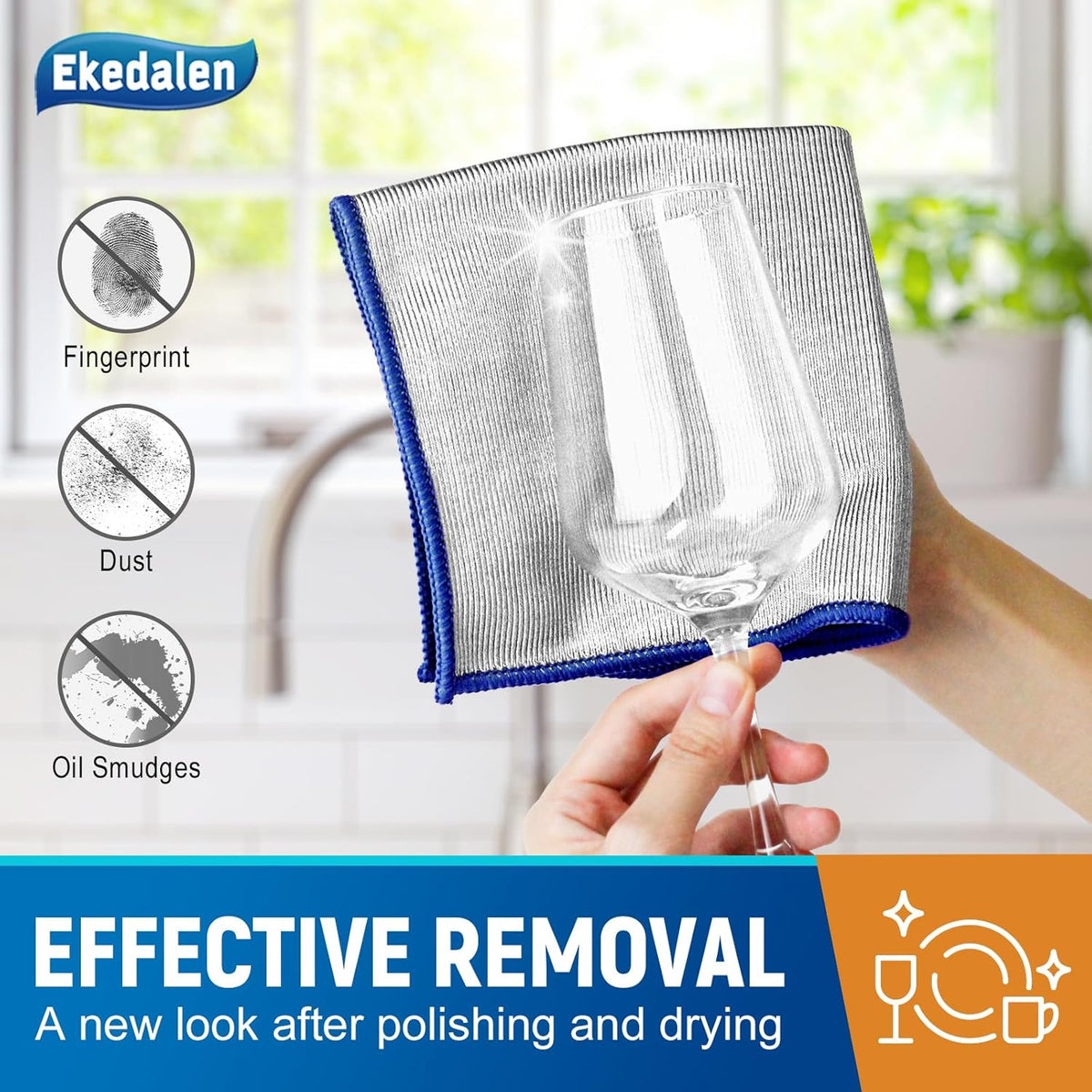 Microfiber Cleaning Cloth Polishing Glass Cleaner Absorbent Kitchen Towel Quick Drying Miracle Lint