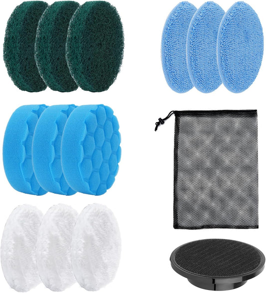 SwiftScrub Electric Spin Scrubber Brush Heads Set, 12 Pack