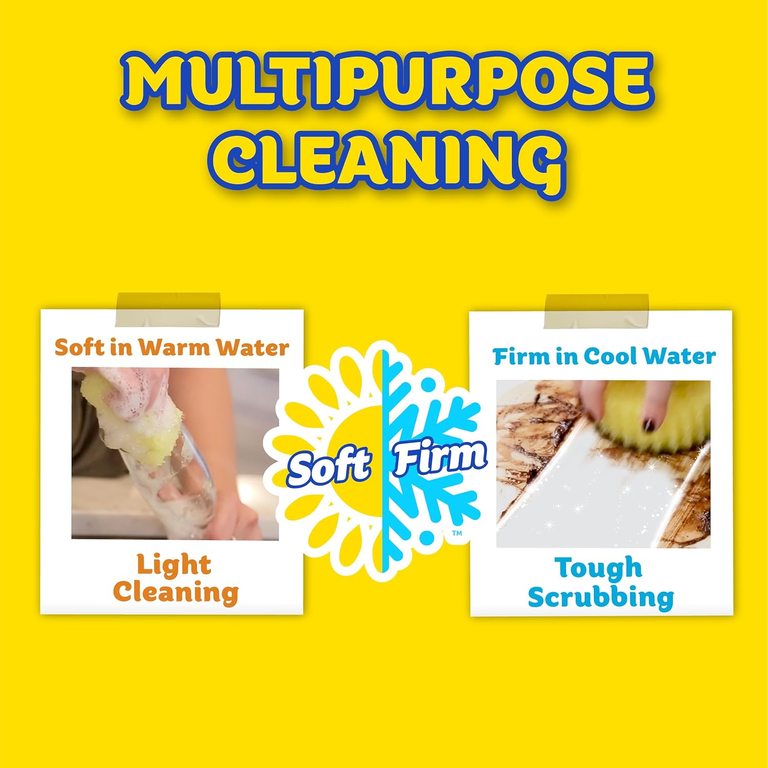 Scrub Daddy Cif Cream All Purpose Cleaner, Lemon - Multi Surface Household Cleaning Cream for