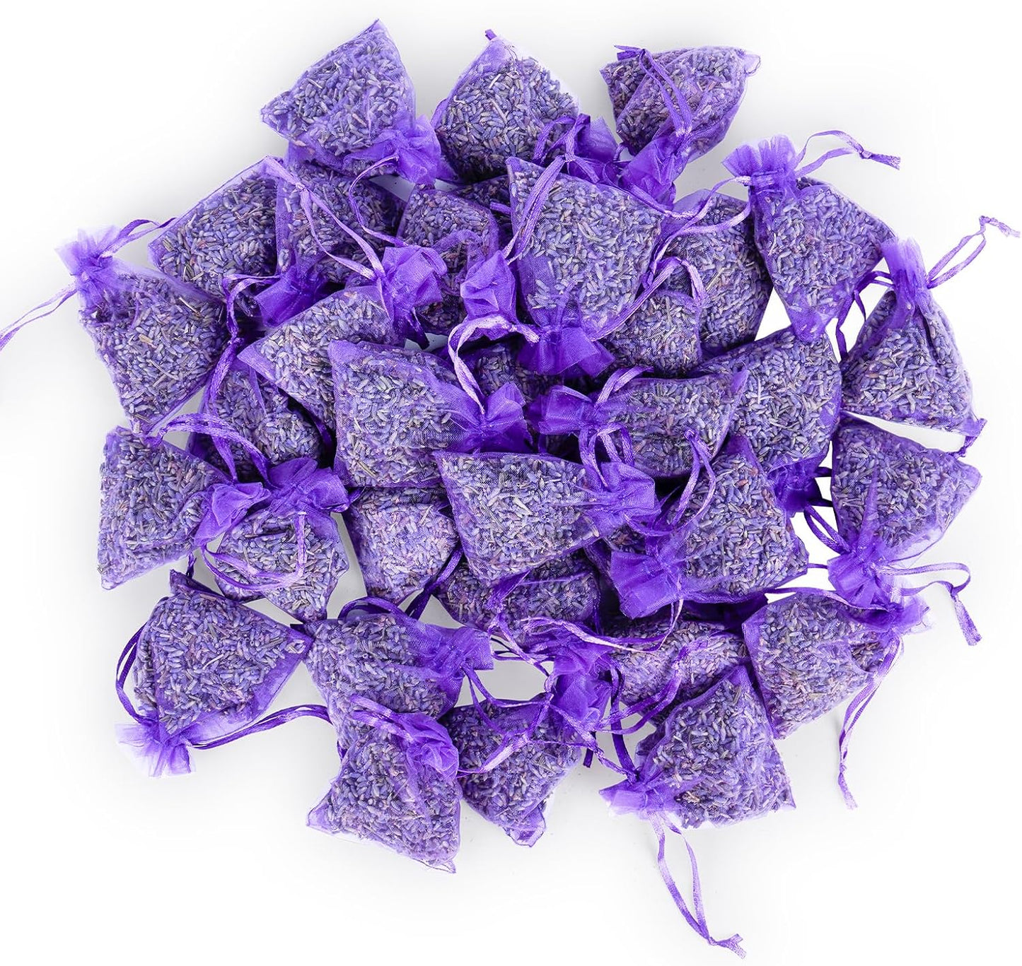36 Pack Lavender sachets 100% Natural Dried Lavender Buds, French Lavender Strong Smell Fragrance