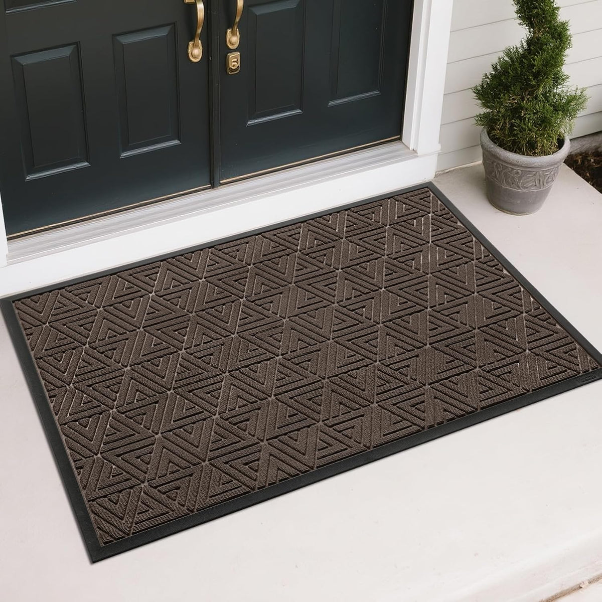 Yimobra Large Door Mat 47x32, All-Weather Waterproof Non-Slip Welcome Matt Outdoor, Heavy Duty Non