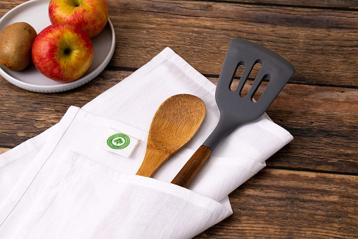 Organic Cotton Tea Towels for Embroidery - Blank Flour Sack Dish Towels for Embroidery - Perfect