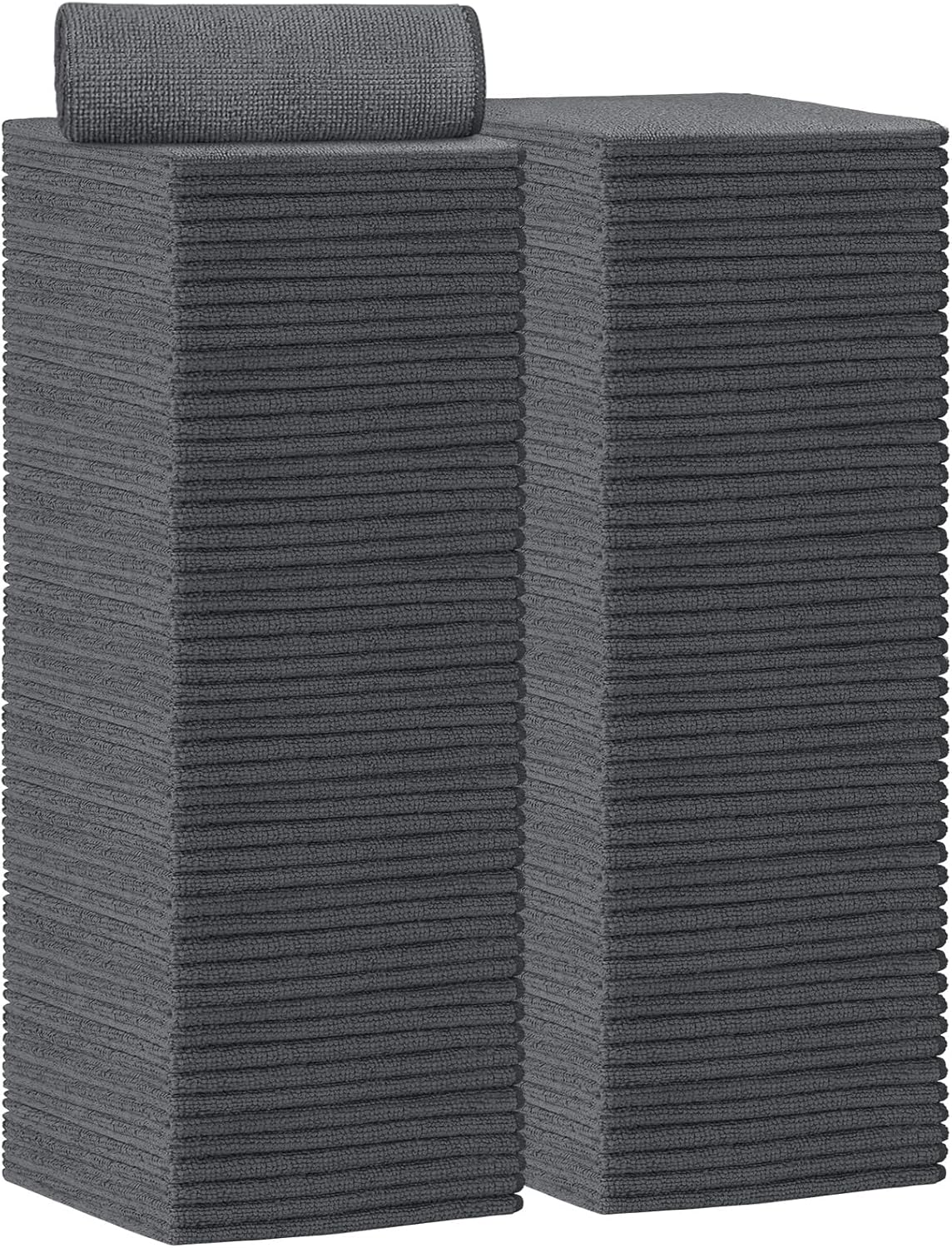 AIDEA Microfiber Cleaning Cloth 100PK, Soft Microfiber Towels for Cars, Absorbent Cleaning Rags