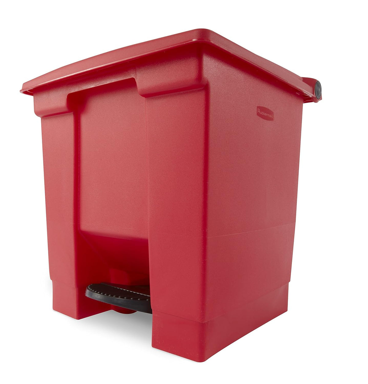 Rubbermaid Commercial Products Legacy Step-On Trash/Garbage Can/Bin, 8 Gallon, Red, for Doctor's