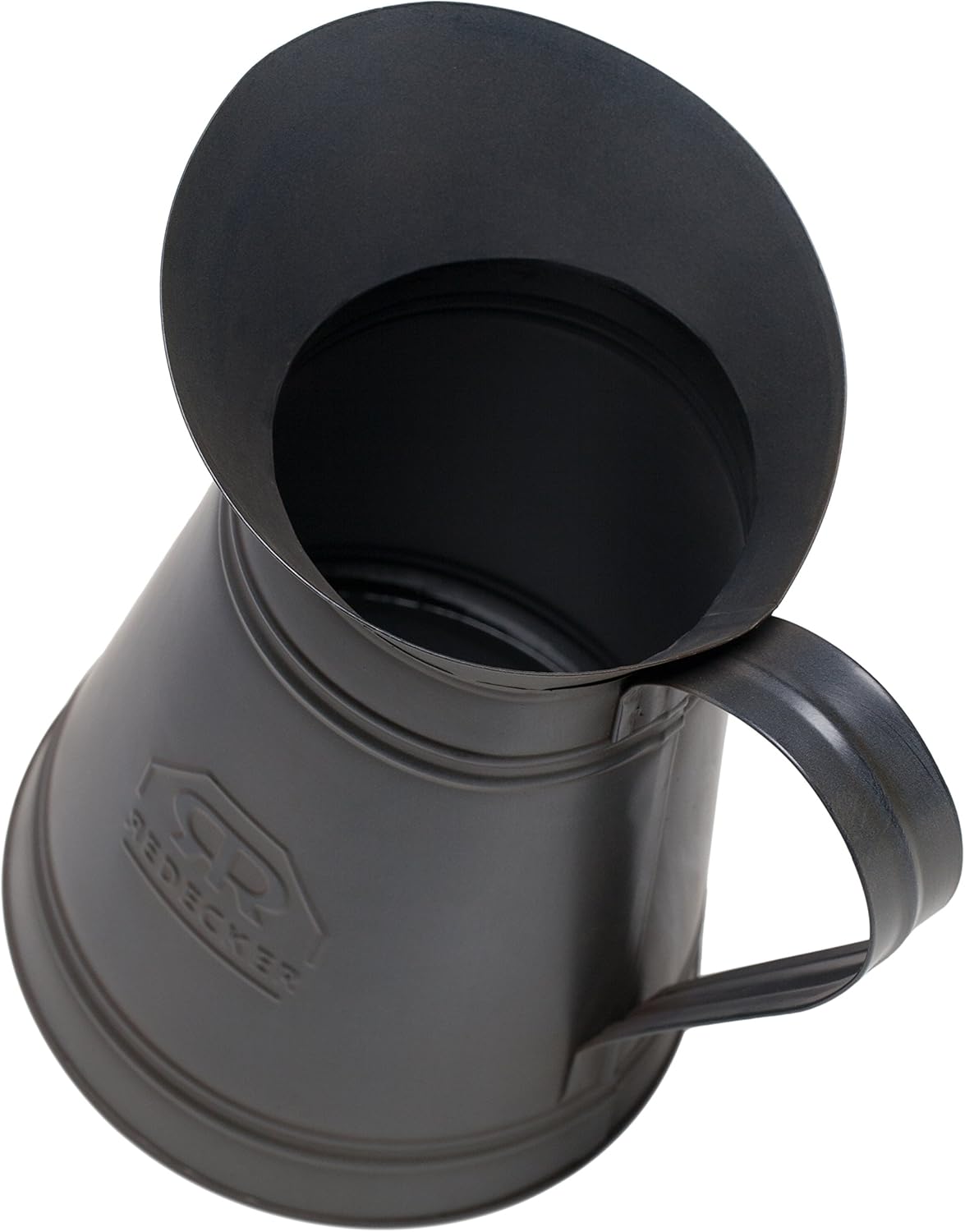 REDECKER Nylon Toilet Brush with Dark Coated Metal Holder, Oiled Thermowood Handle, Replaceable