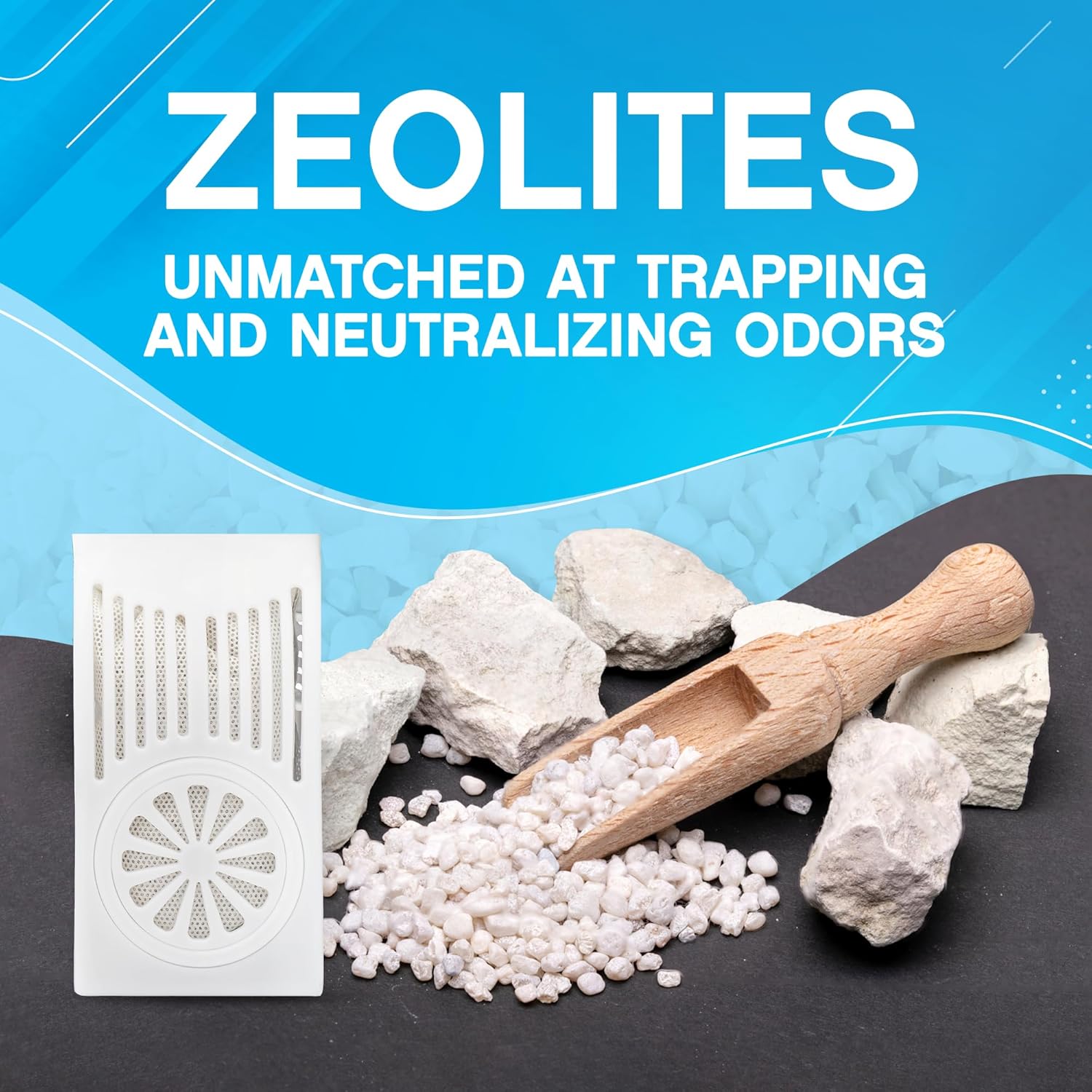 NonScents Refrigerator Deodorizer – Odor Eliminator for Fridge & Freezer – Outshines Baking Soda &