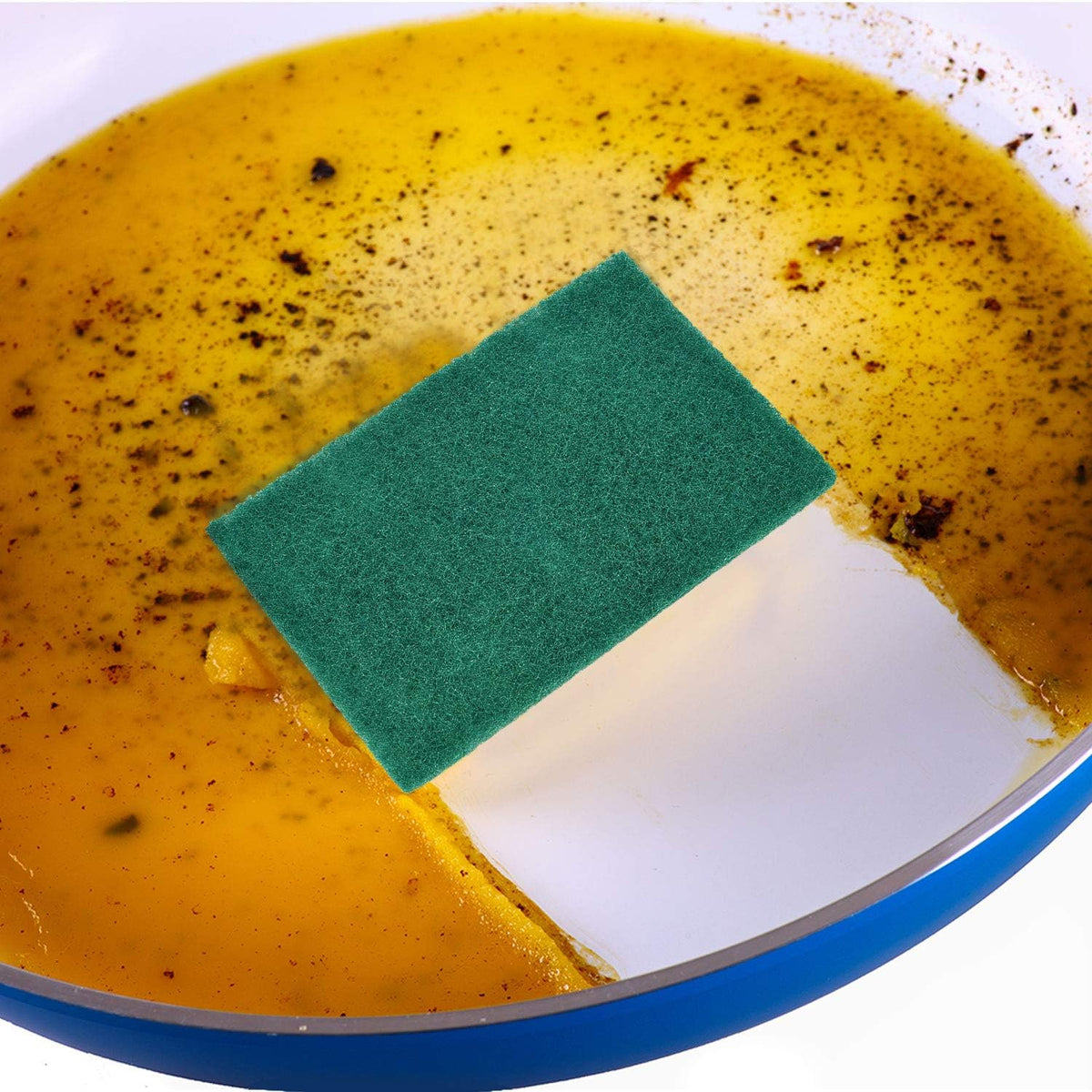 Jetec Scrub Pads Scouring Pads Sponge Dish Scrubber Scouring Cleaning Non Scratch for Kitchen