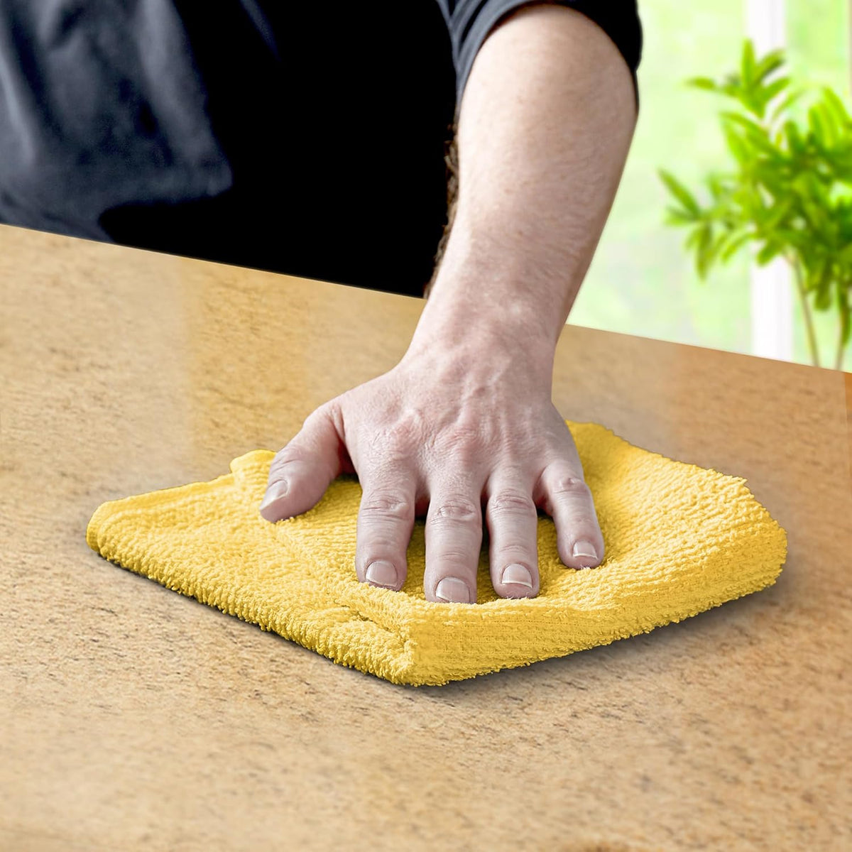 Avalon Towels Terry Bar Mop Towels (Value Pack of 60) Size 14"x17" – Absorbent and Durable