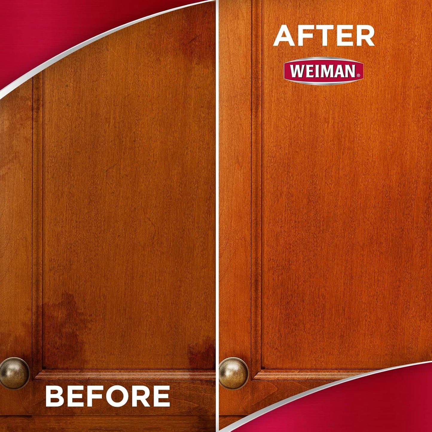 Weiman Cabinet & Wood Clean & Shine Spray - Furniture, Kitchen Cabinets, Baseboard & Trim, Fresh