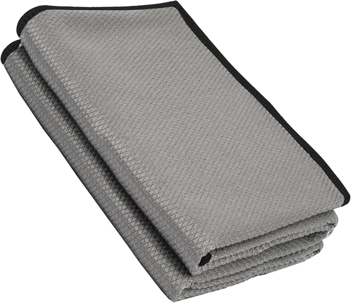 Idea Home Premium Microfiber Cleaning Cloth Ultra Absorbent Streak and Lint Free Fish Scale Large