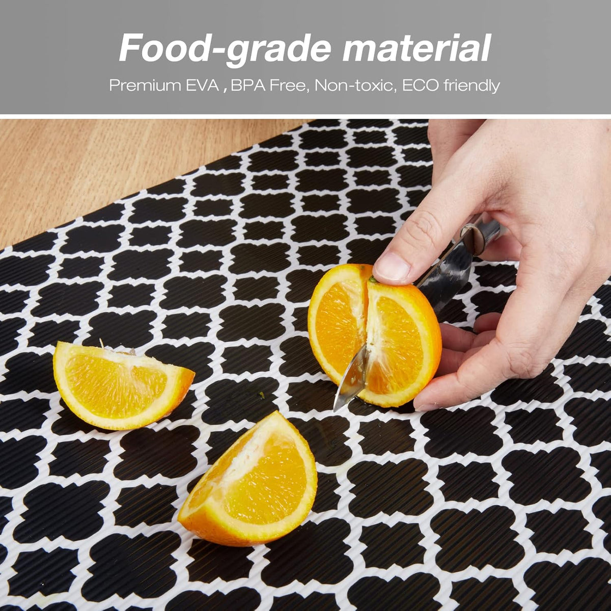 Glotoch Shelf Liners for Kitchen Cabinets 17.5” x 30 ft, Non Slip Drawer Liner, Waterproof Cabinet