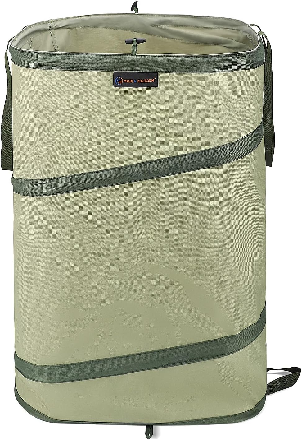 YUDI & GARDEN 46 Gallon Square Collapsible Yard Waste Containers｜Collapsible Trash Can｜Camping