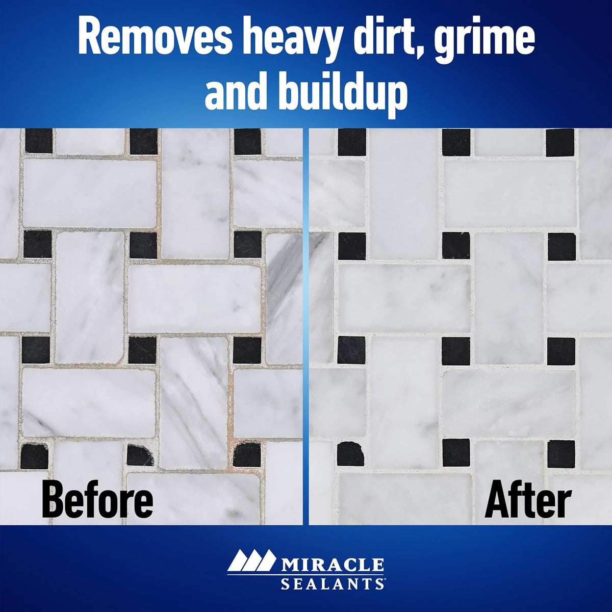 Miracle Sealants Heavy Duty Miracle Grout Cleaner Spray for Natural Stone, Marble, Tile & Grout