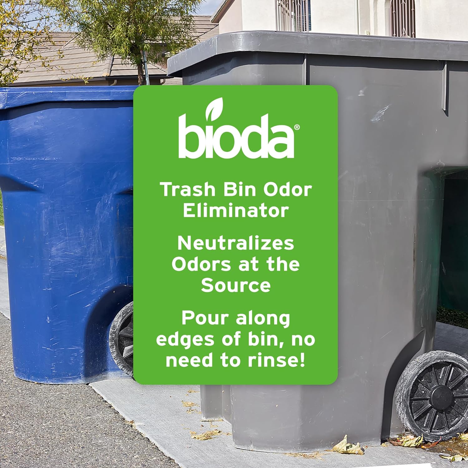 Bioda Multi-Purpose Probiotic Enzyme Cleaner and Deodorizer | Professional Strength | Trash Can