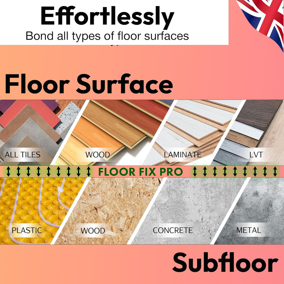 Precision 300ml from Floor-Fix Pro - Fix Loose Tiles - for Loose & Hollow Tiles, Wood, LVT &