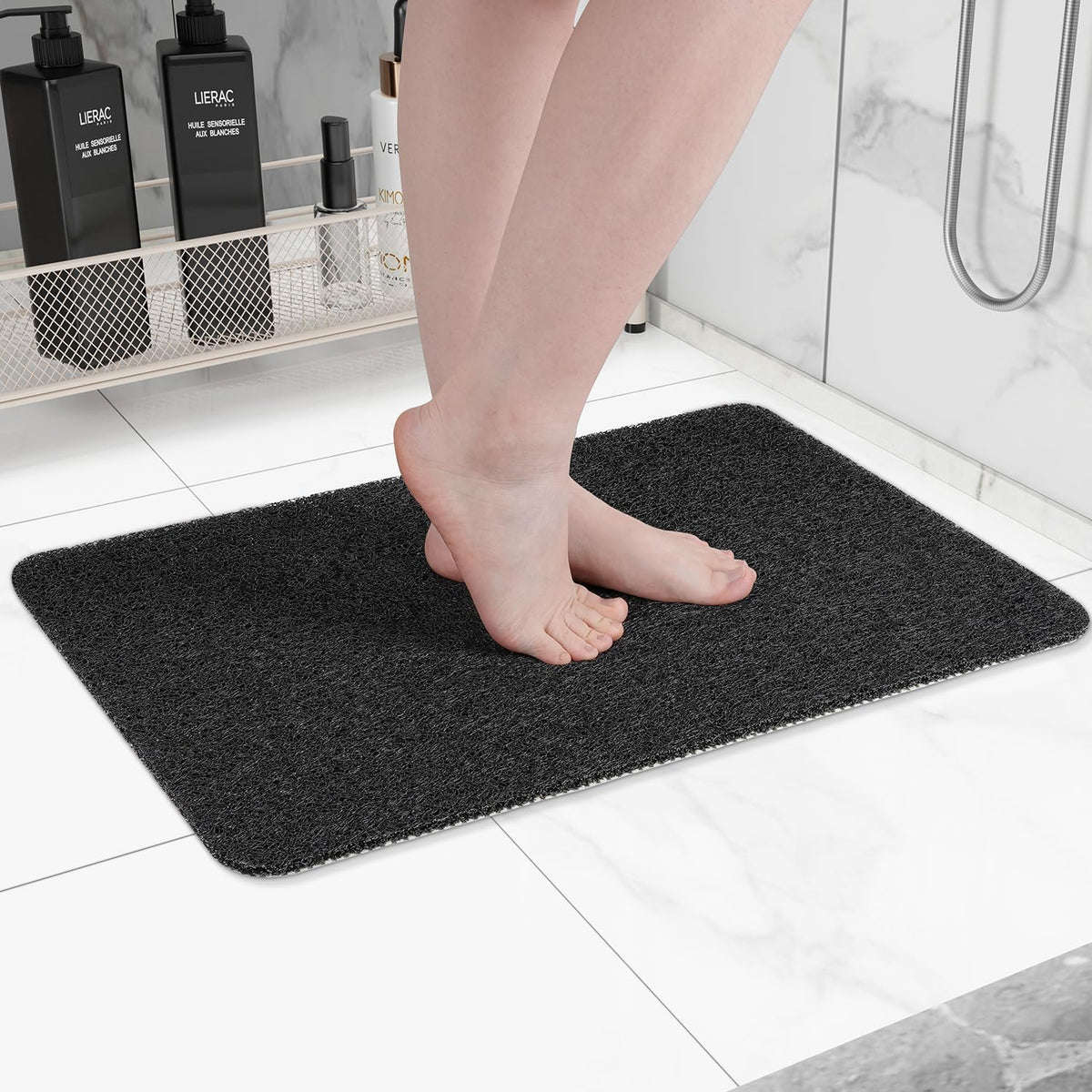 Non-Slip Bathtub Mat, 2 Pack Anti Slip Shower Mat, Fast Drying Bathtub Mats, Foot Scrubber Mat