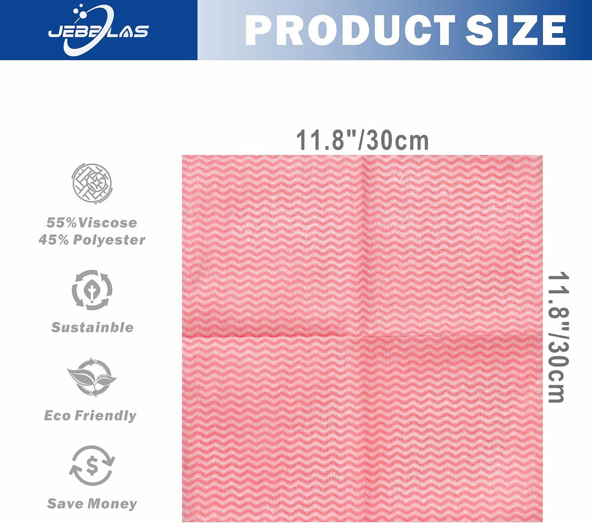 JEBBLAS Handi Wipes Reusable Cloths Dry Cleaning Cloths Dish Towel Kitchen Towel Handy Cleaning
