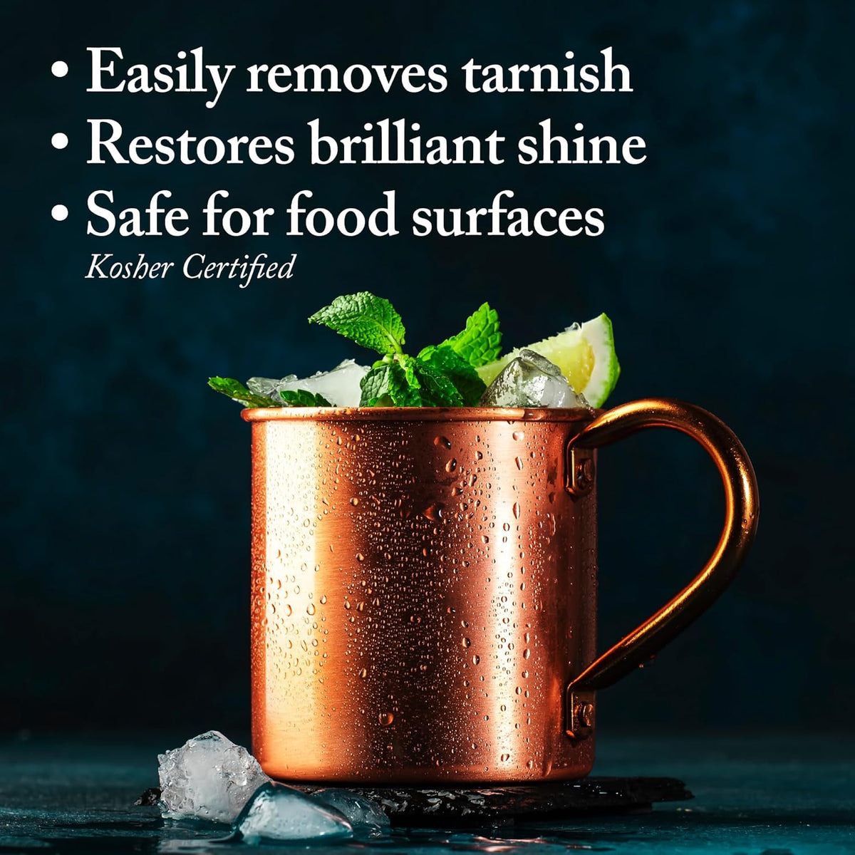 Goddard’s Copper & Brass Polish, Copper Cleaner & Brass Cleaner for Long-Lasting Shine, Metal