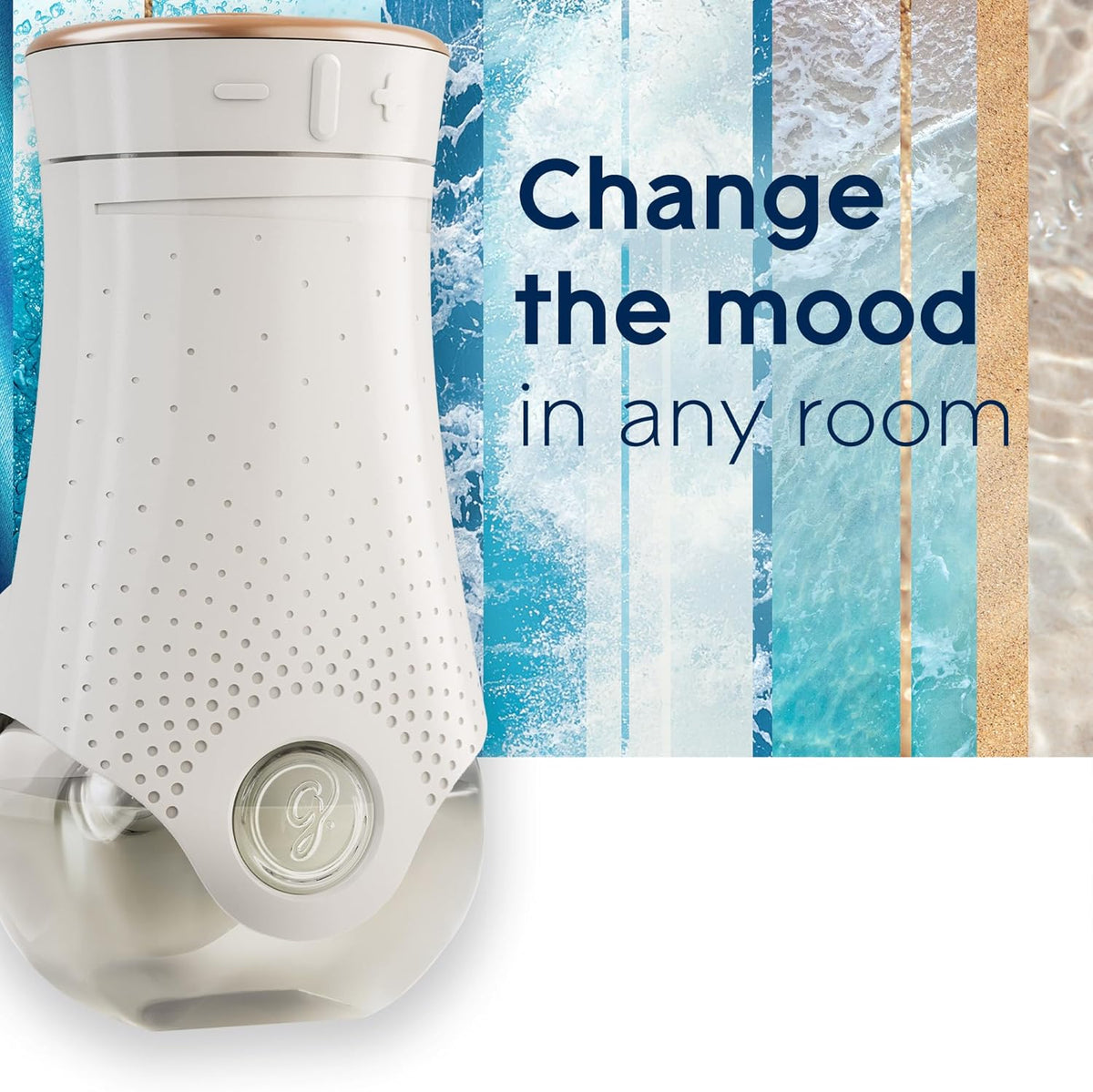 Glade PlugIns Refills Air Freshener, Scented and Essential Oils for Home and Bathroom, Aqua Waves