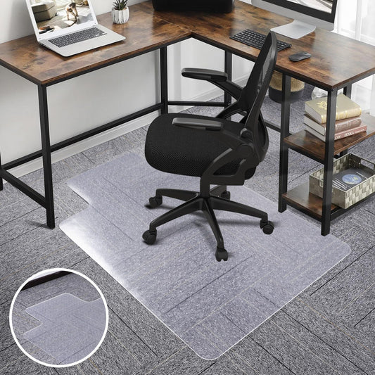 SALLOUS Chair Mat for Carpet, 36" x 48" Office Heavy Duty Chair Mat with Lip, Gaming Chair Mat for