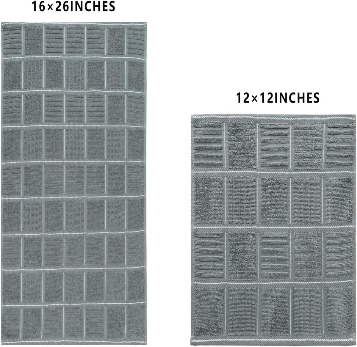 Glynniss Kitchen Towels and Dishcloths Set, Dish Towels and Dish Rags for Washing Dishes, for