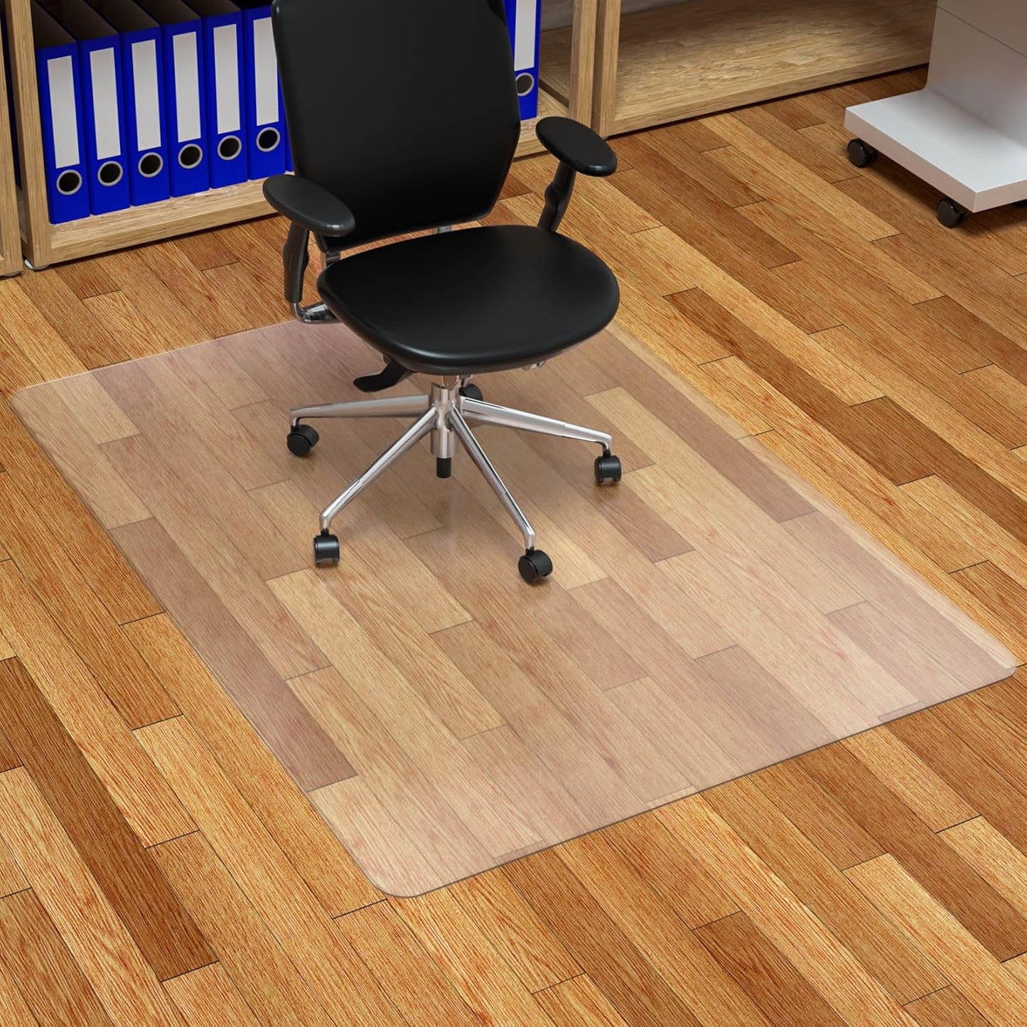FuturHydro Office Chair Mat for Hardwood Floor, 36" x 48" Clear Computer Chair Mats, Plastic