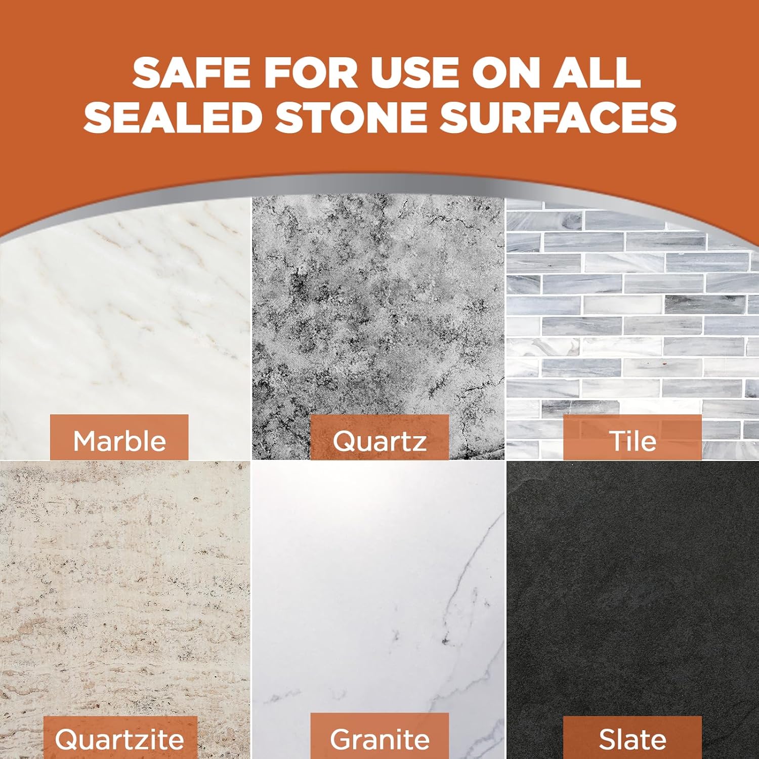 Weiman Complete Countertop Clean & Protect Kit - For Granite, Marble, Quartz & Stone - Granite &