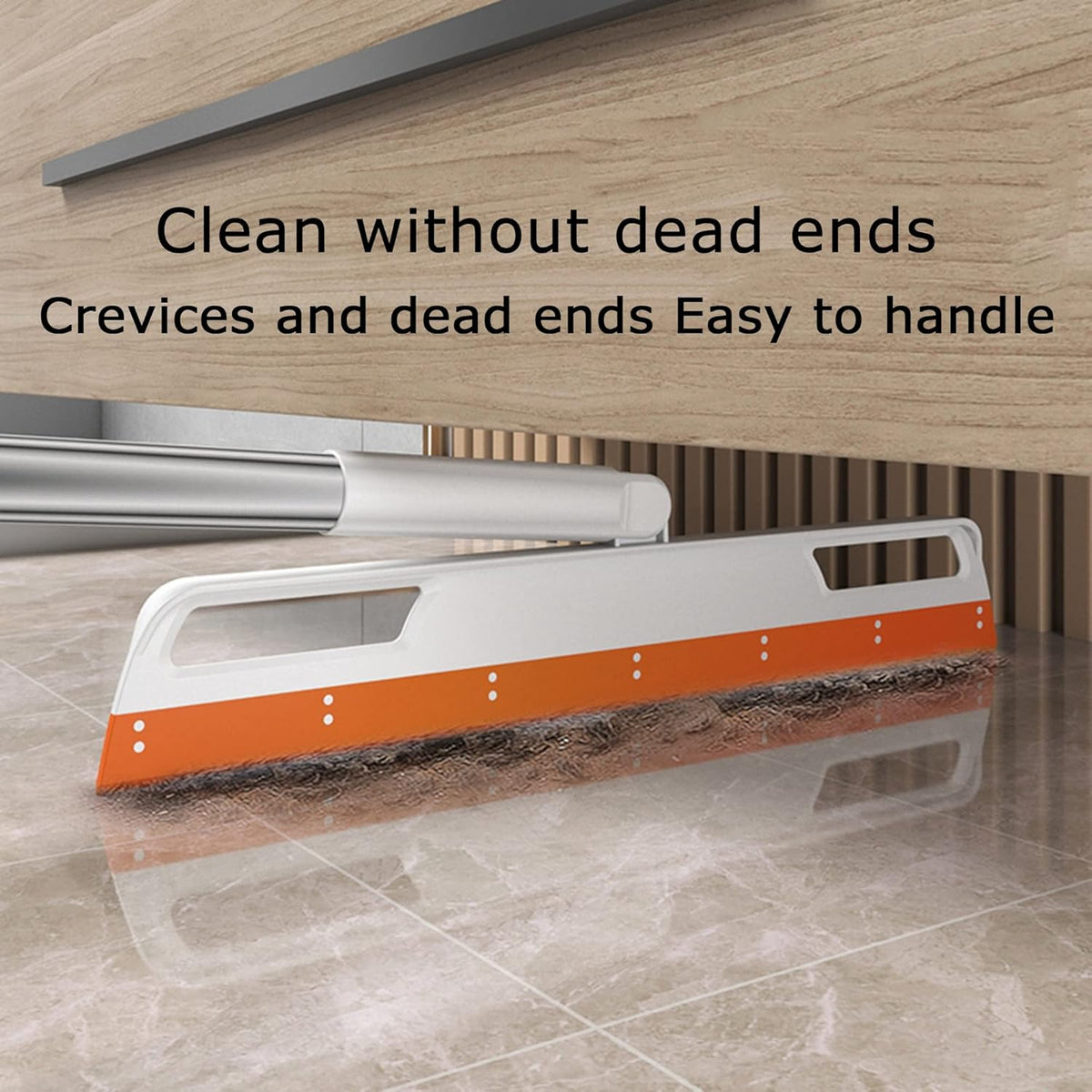Multifunction Magic Broom, Silicone Floor Squeegee, Air Broom, Rubber Squeegee with 56" Long