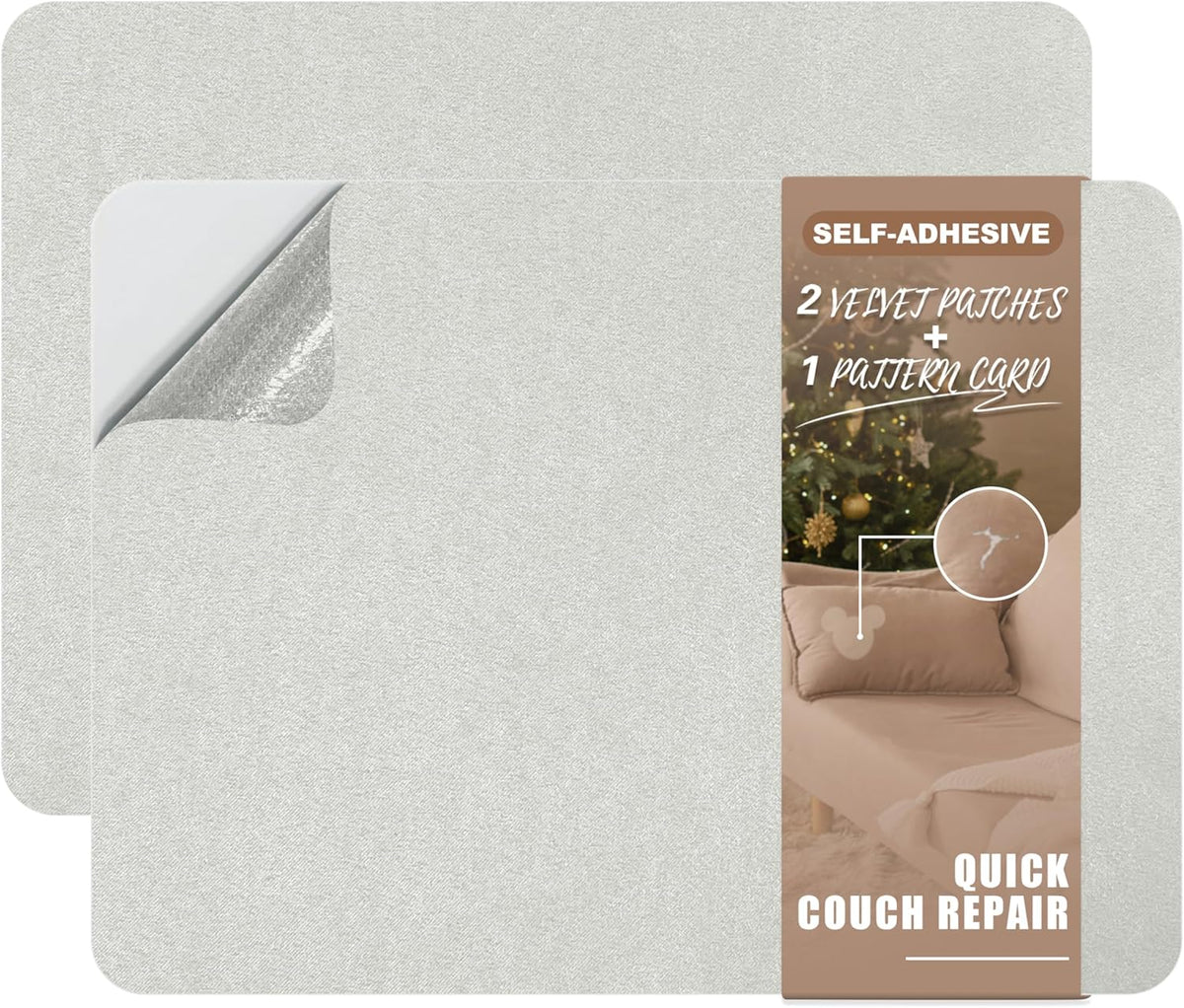 Azobur Fabric Couch Repair Patch 8.3 x 11 inches,Self-Adhesive Fabric Repair Patch for