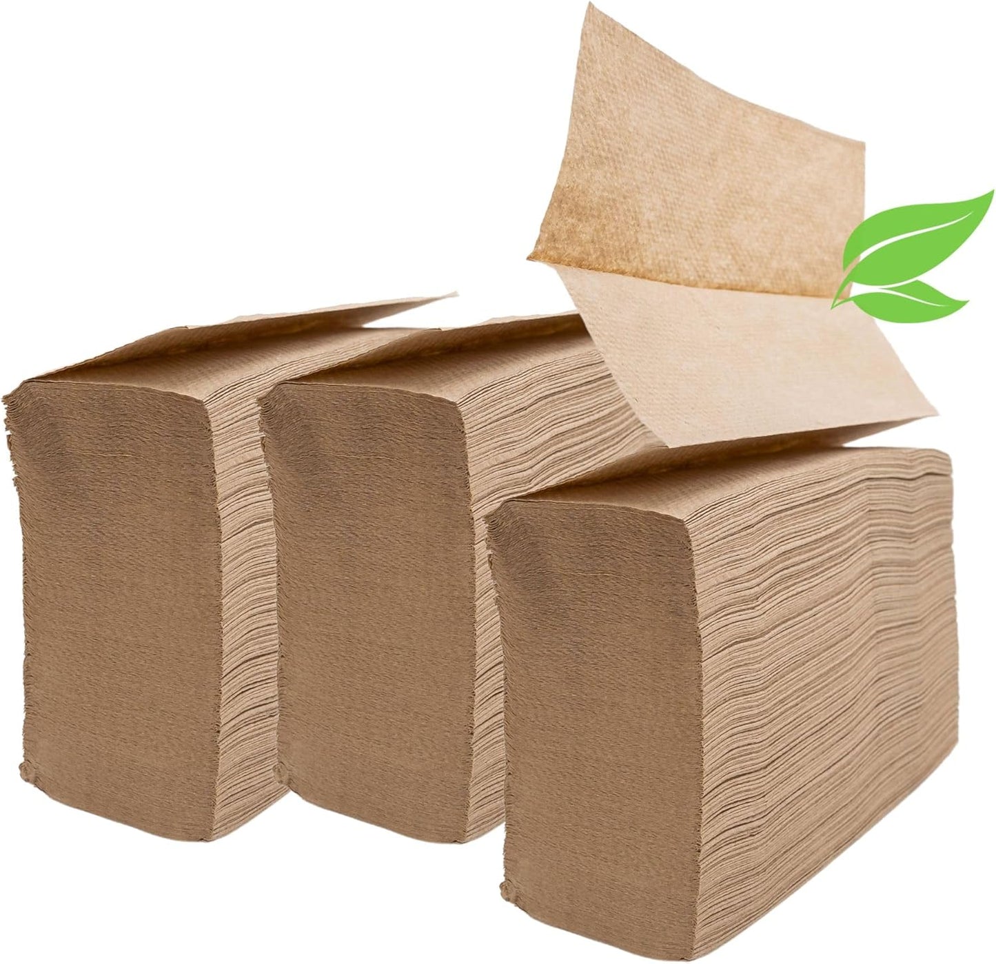 Brown Unbleached Z-Fold Paper Towels – 1000ct | Commercial Multifold Paper Towels for Dispenser |