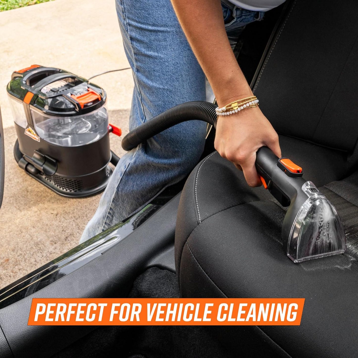 Armor All SCA702 901 7 Amp Portable Spot Cleaner for Car Cleaning, Carpet and Upholstery Stain