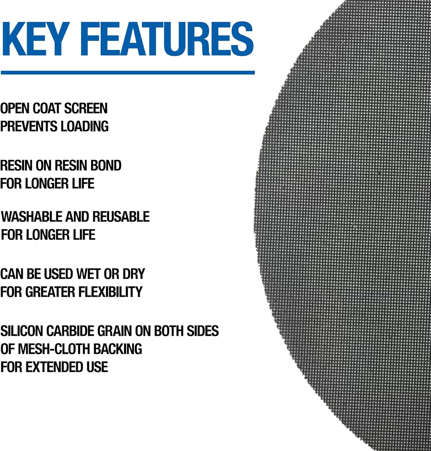 Floor Sanding Screen Disc, 10 Pack, 17", Grit 80