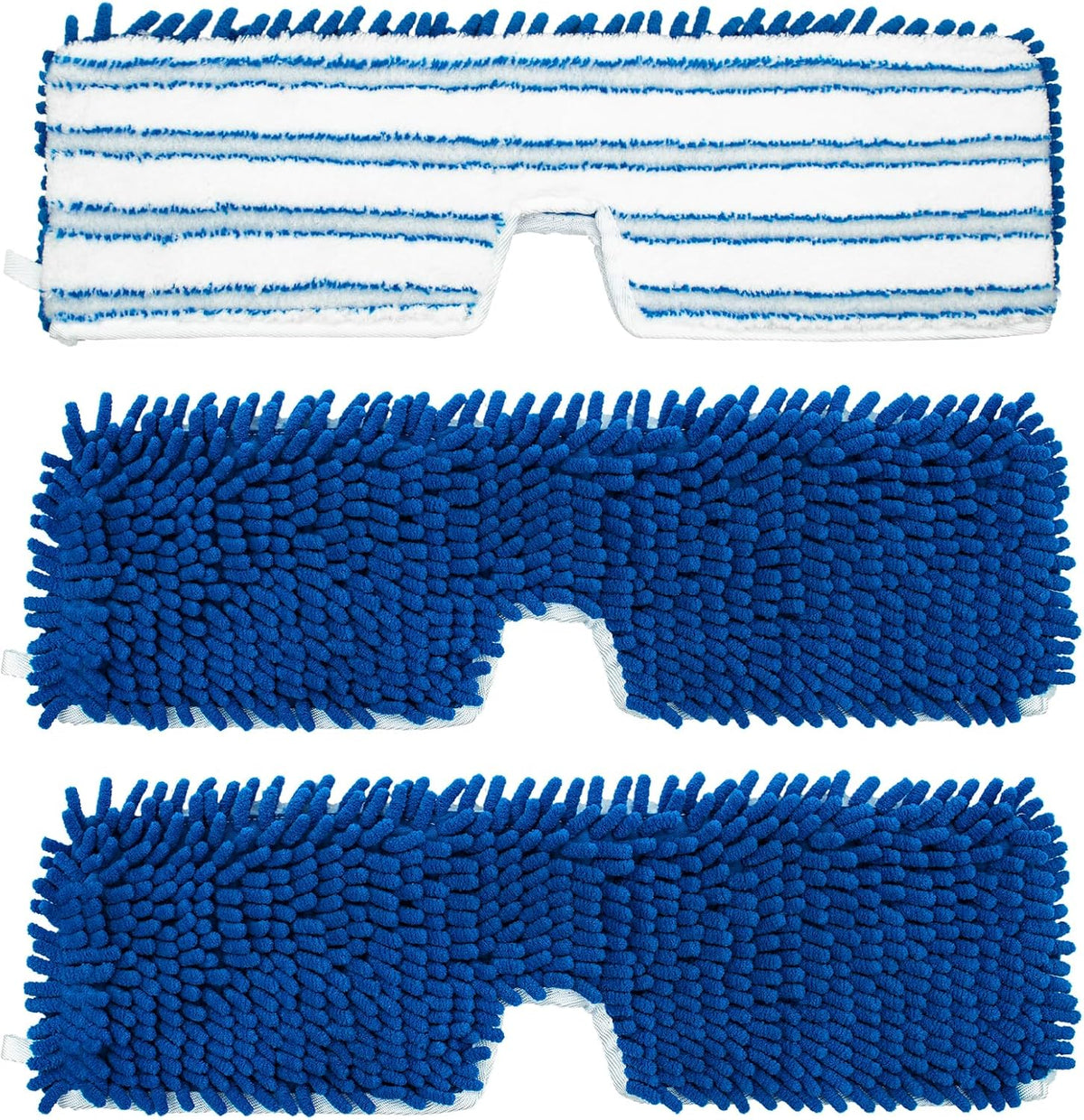 3 Pack Mop Heads Replacements for Ocedar Dual-Action Microfiber Flip Mop, Double Sided Mop Replace