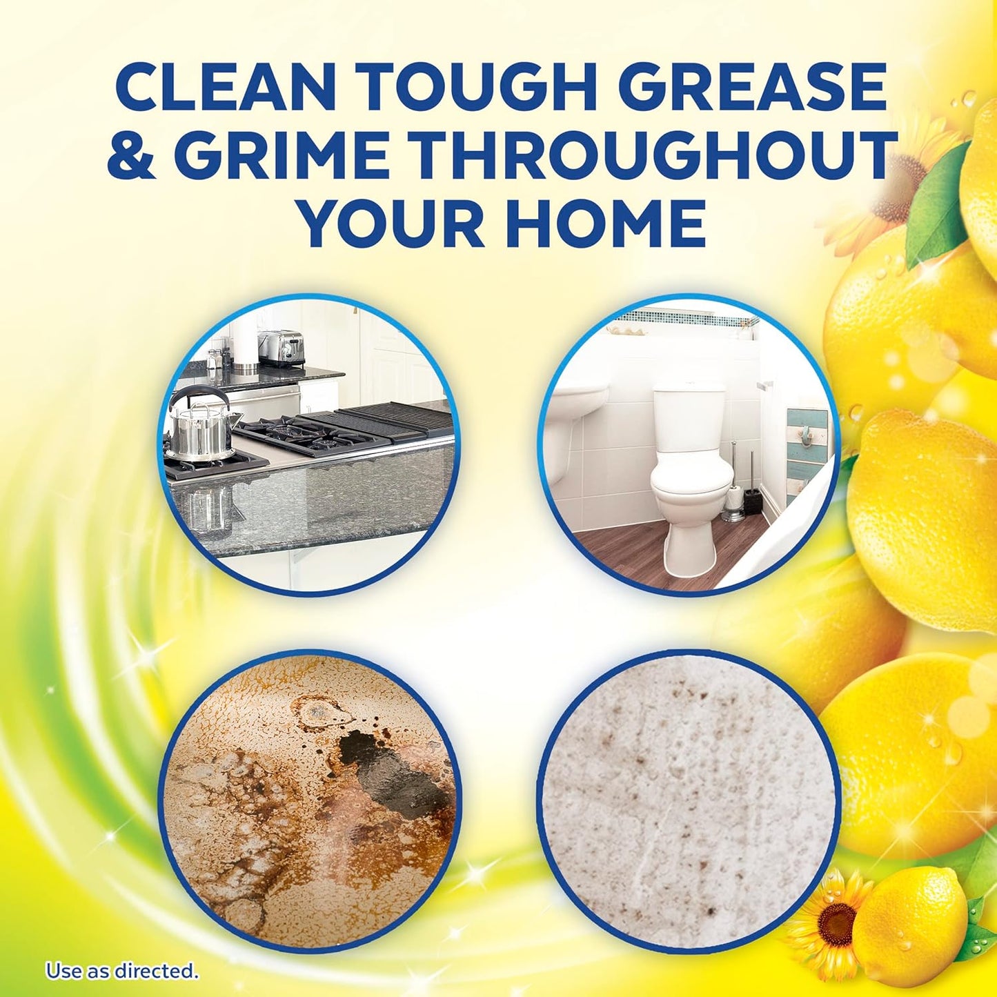 Lysol Pro All-Purpose Cleaner, Advanced Deep Cleaning Sanitizing and Disinfecting Spray, For