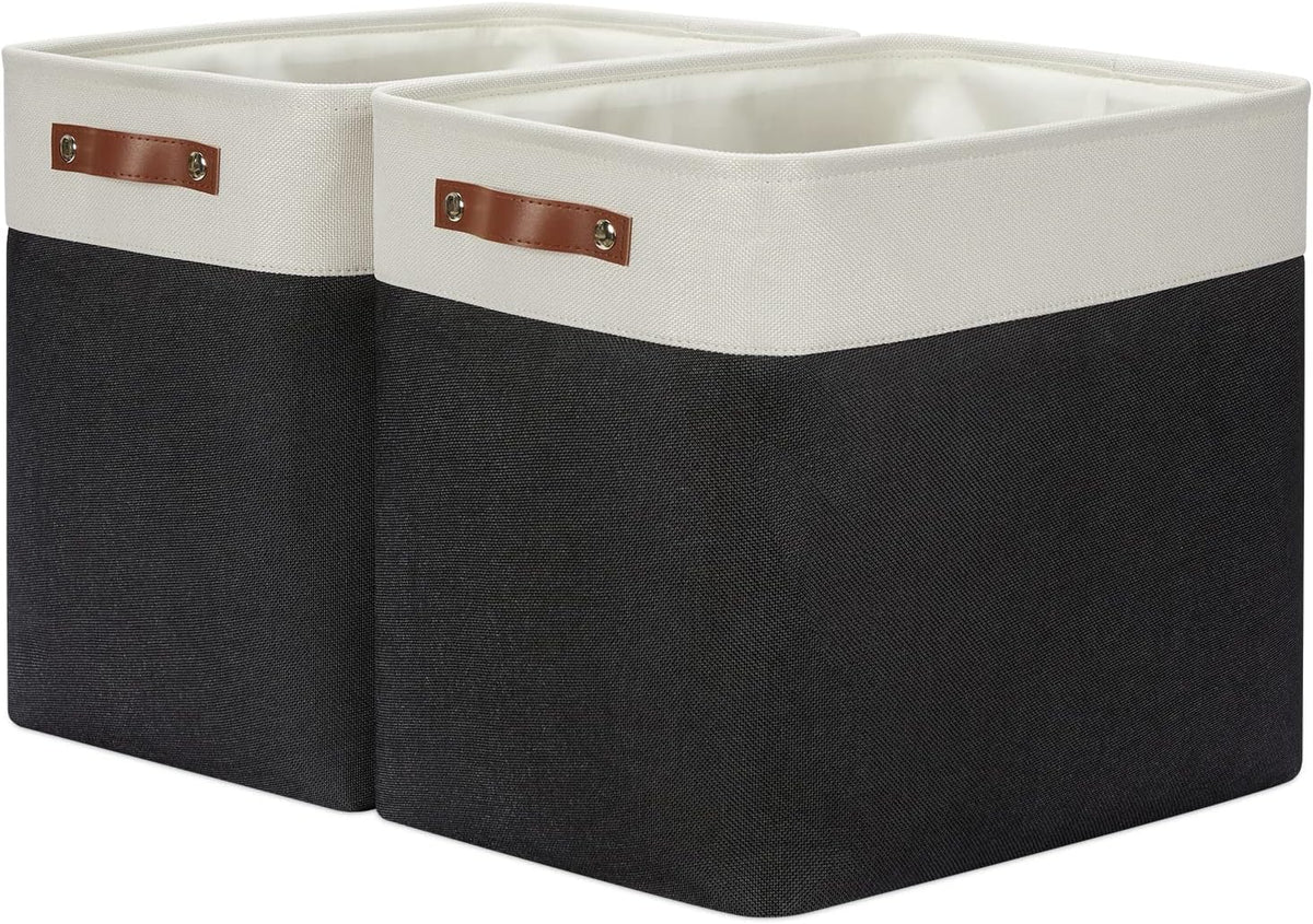 DULLEMELO Extra Large Storage Baskets, Fabric Storage Bins for Organizing Shelves Nursery Toys